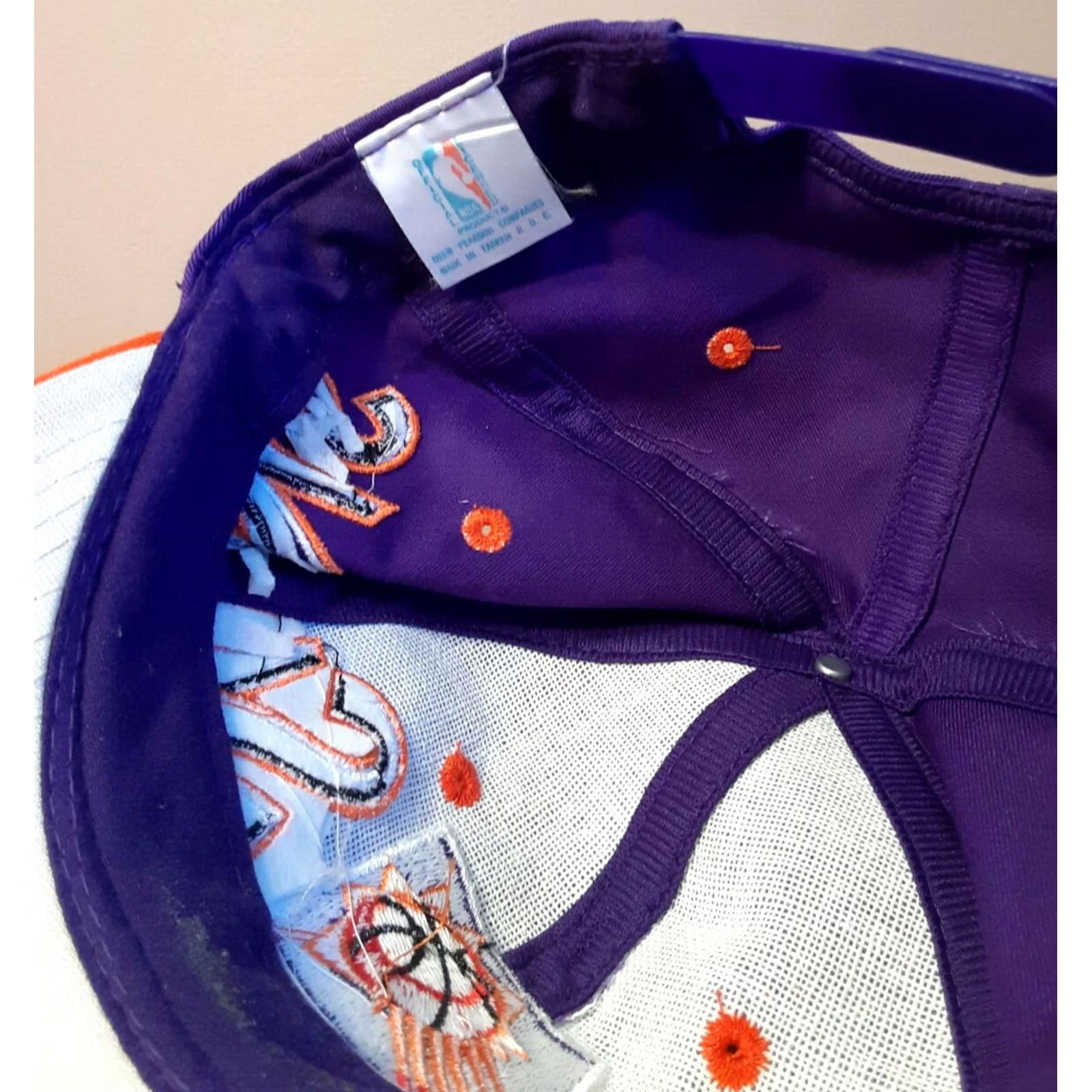 NBA Vintage Phoenix Suns Hat Official NBA by Swill NWOT snapback old stock.graffiti Size ONE SIZE - 4 Thumbnail