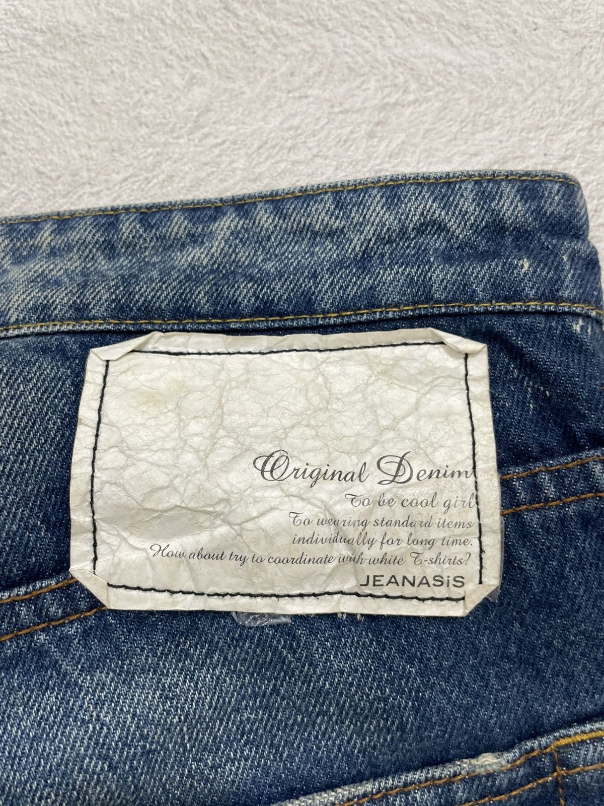 Japanese Brand 2000s Jeanasis Rare Faded y2k Style Size US 28 / EU 44 - 11 Thumbnail