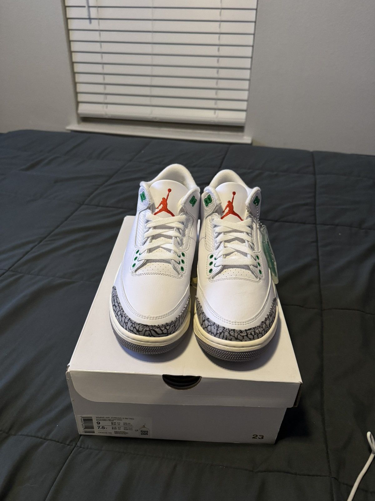 Jordan Brand Jordan 3 “Lucky Green” Size US 7.5 / EU 40-41 - 2 Thumbnail