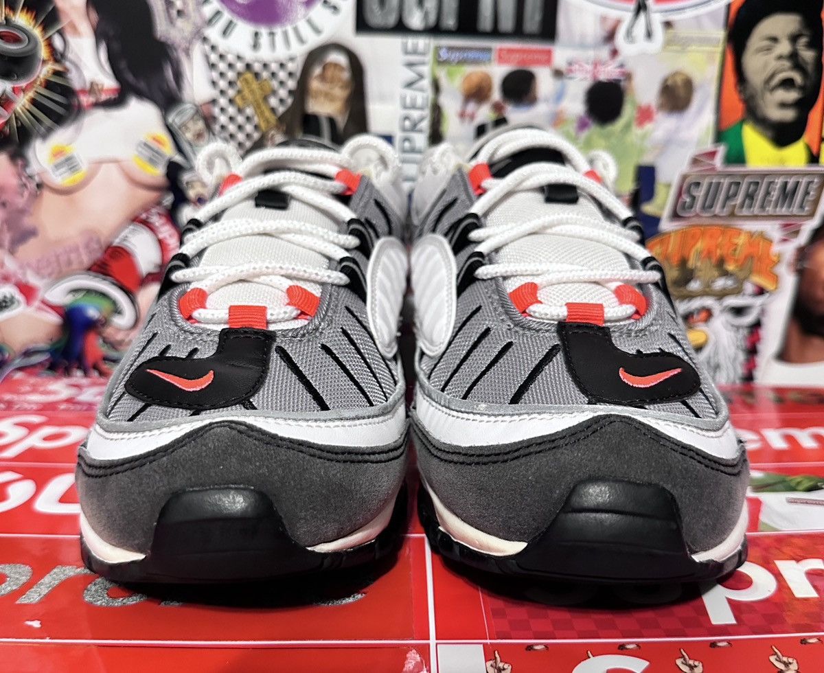 Nike × Vintage 2018 Nike Air Max 98 AH6799 104 Solar Red US 8.5 10W 1998 Size US 8.5 / EU 41-42 - 4 Thumbnail