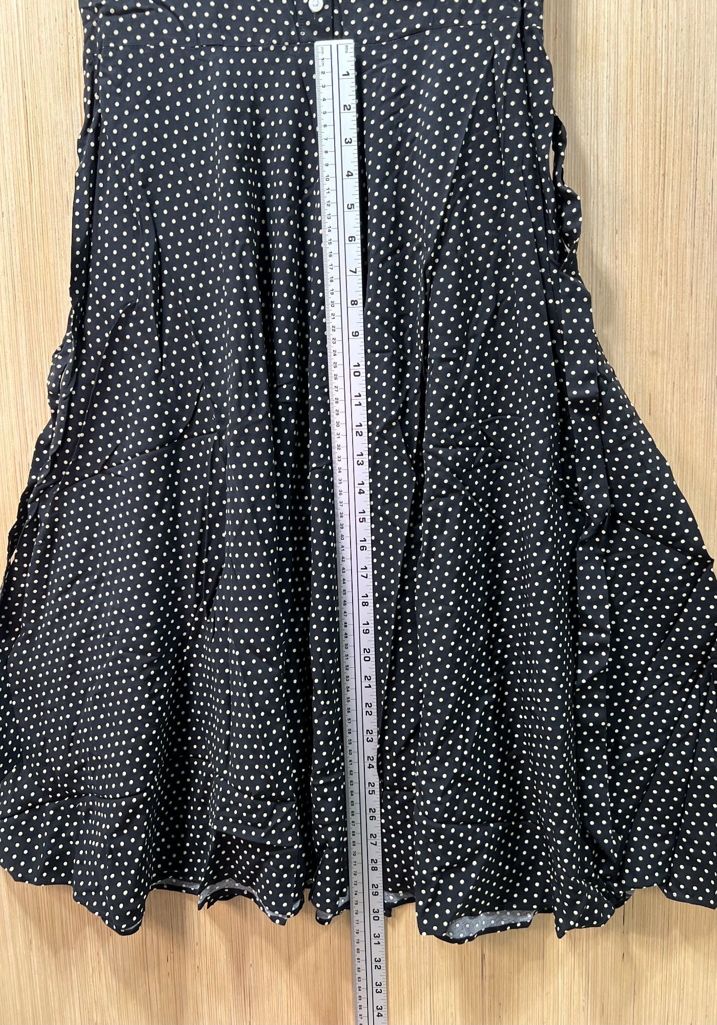 Chaps Chaps- Women's Casual Bohemian Midi Dress V-Neck With Wavy S Size L / US 10 / IT 46 - 7 Thumbnail