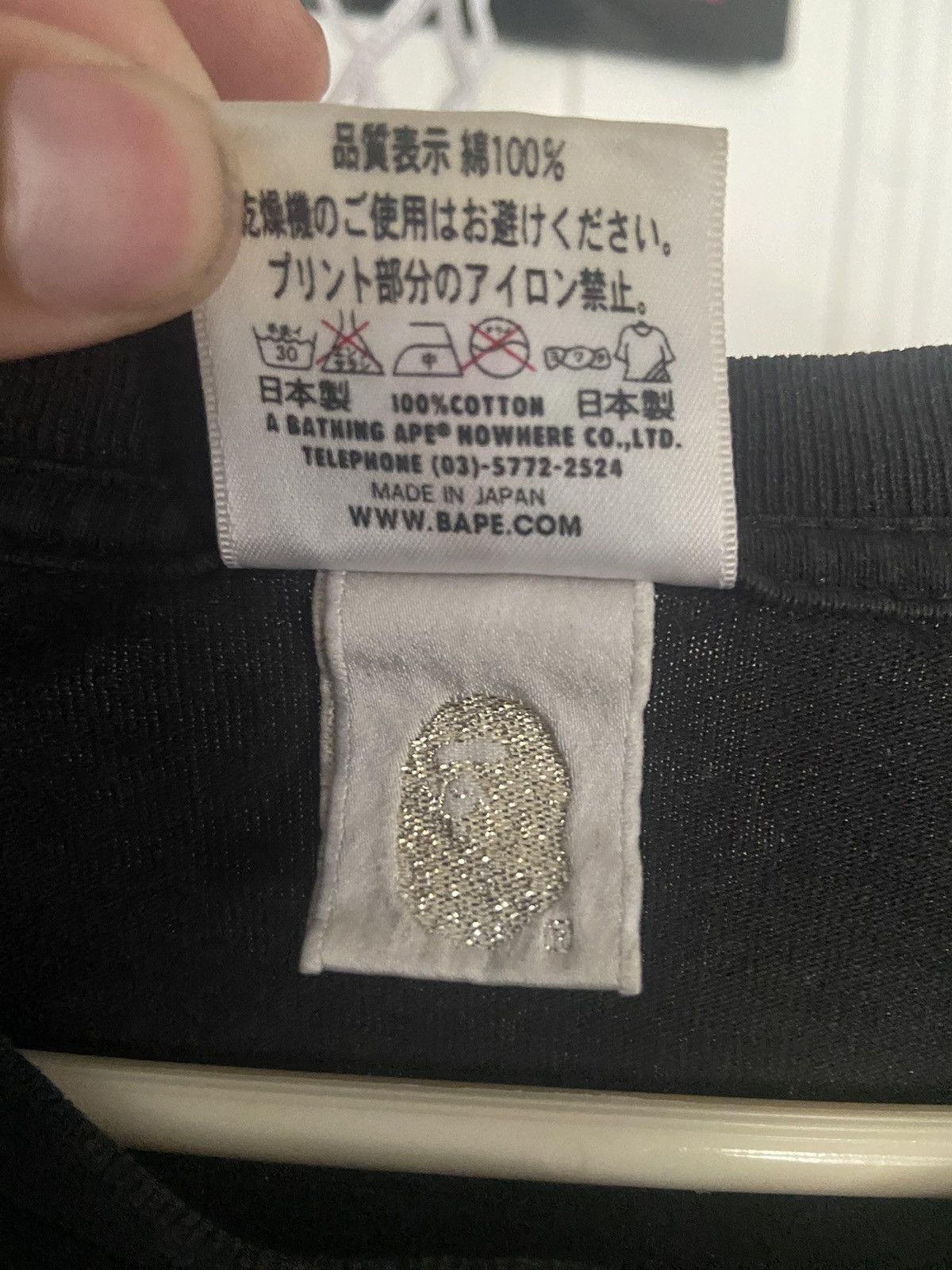 Bape Baby Milo L/S Tee Size US XL / EU 56 / 4 - 4 Thumbnail