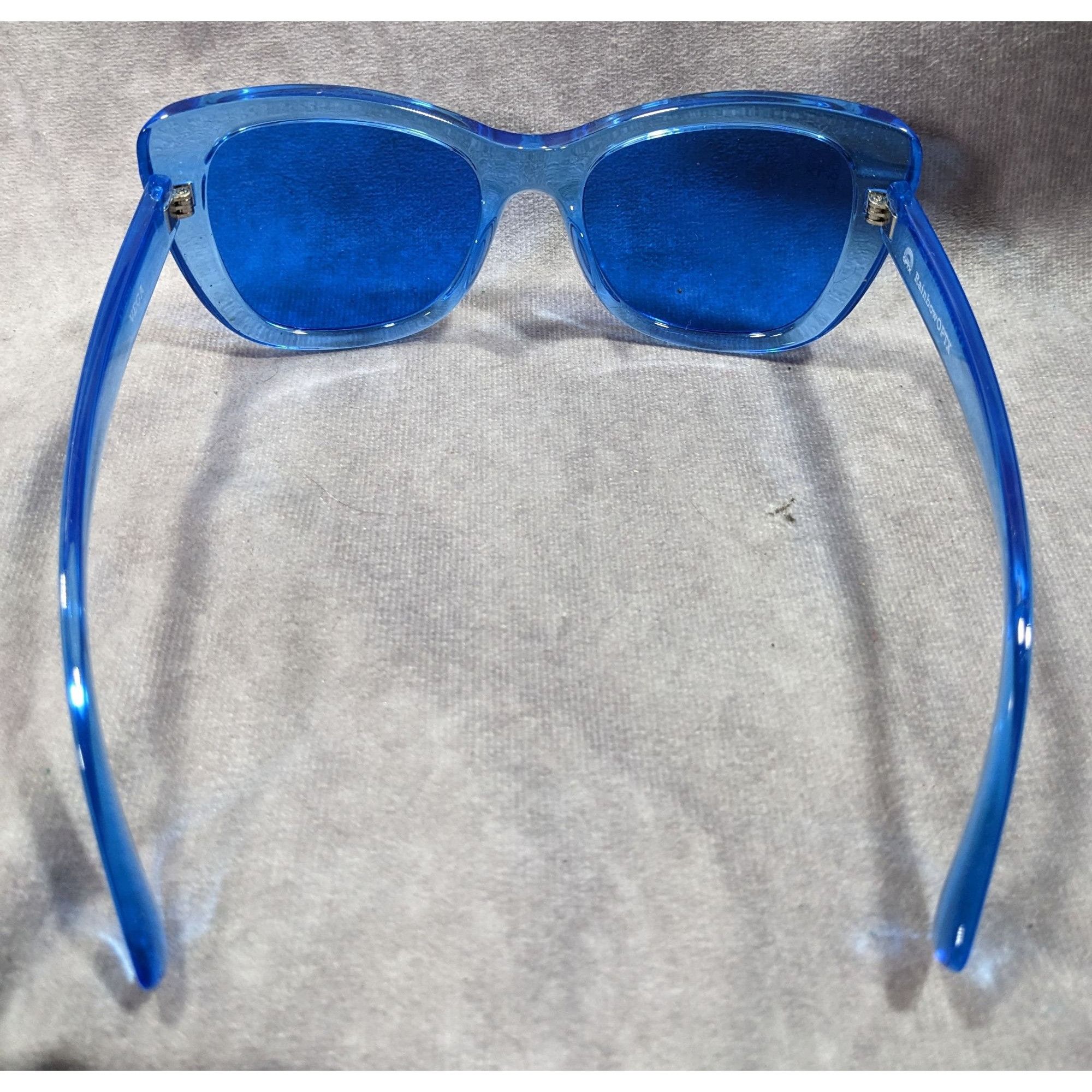 Other Rainbow Optx Vega Blue Translucent Sunglasses Size ONE SIZE - 5 Thumbnail