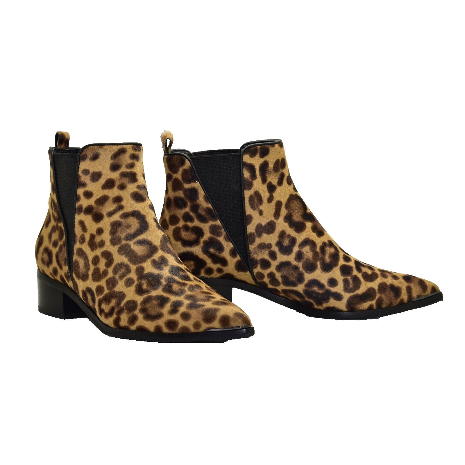Marc Fisher NEW MARC FISHER Yalely Calf Hair Leopard Ankle Boots Sz 8.5M Size US 8.5 / IT 38.5 - 1 Thumbnail