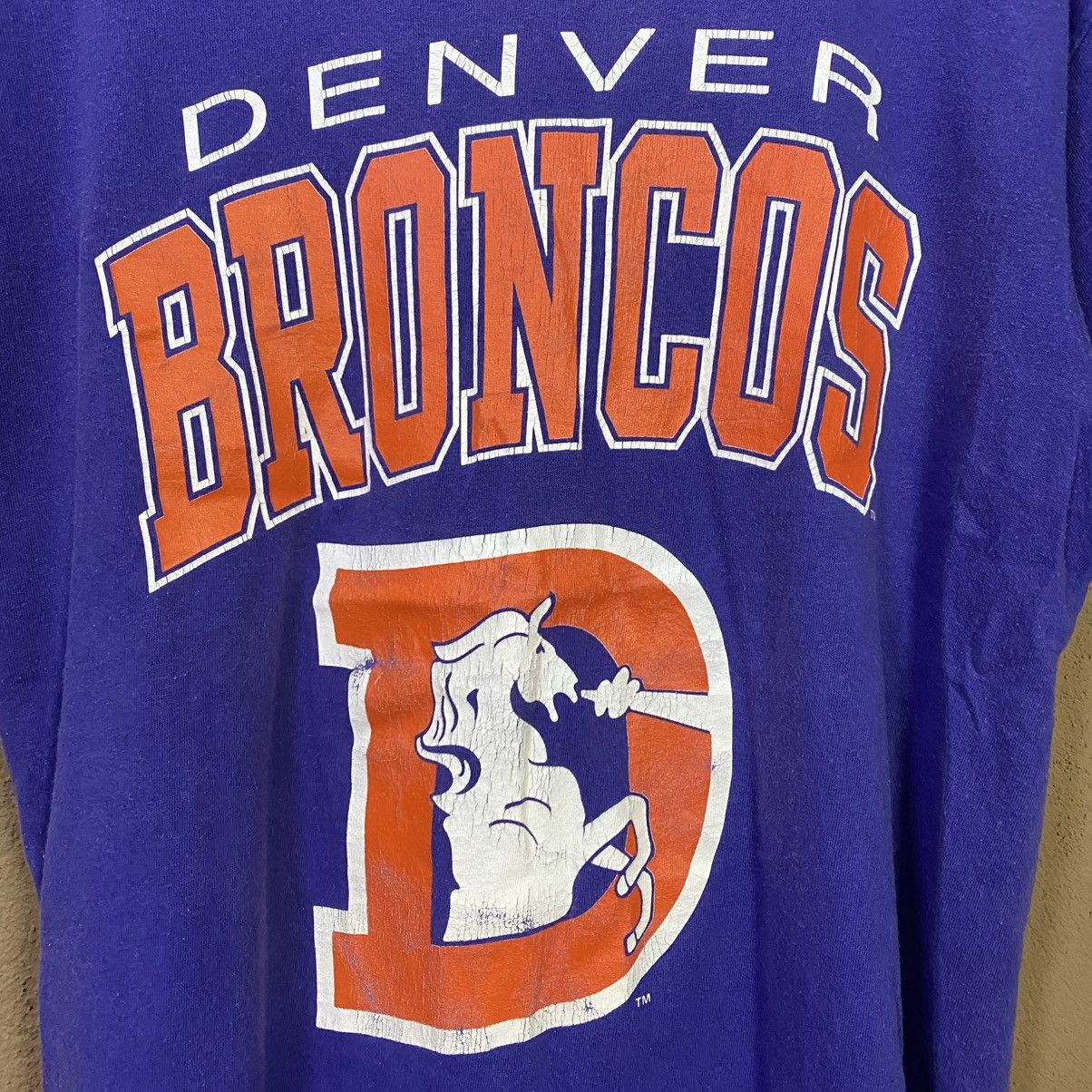NFL Vintage 1994 NFL DENVER BRONCOS T-shirt Size US M / EU 48-50 / 2 - 2 Thumbnail