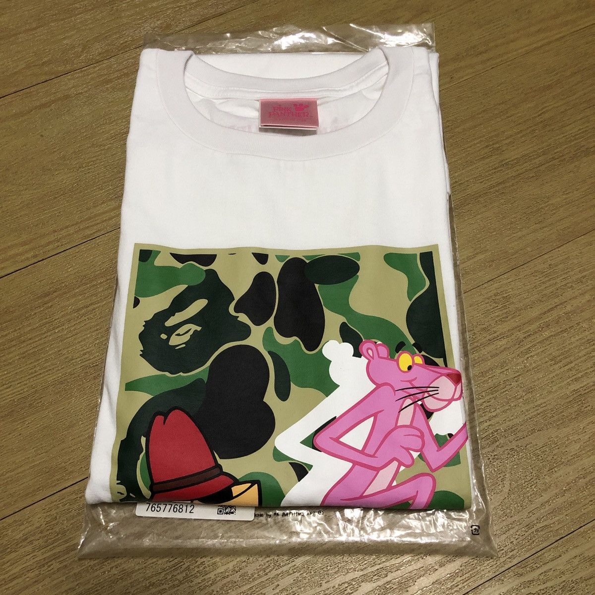 Bape Bape x Pink Panther ABC Camo Wall Tee Size US XXL / EU 58 / 5 - 3 Thumbnail