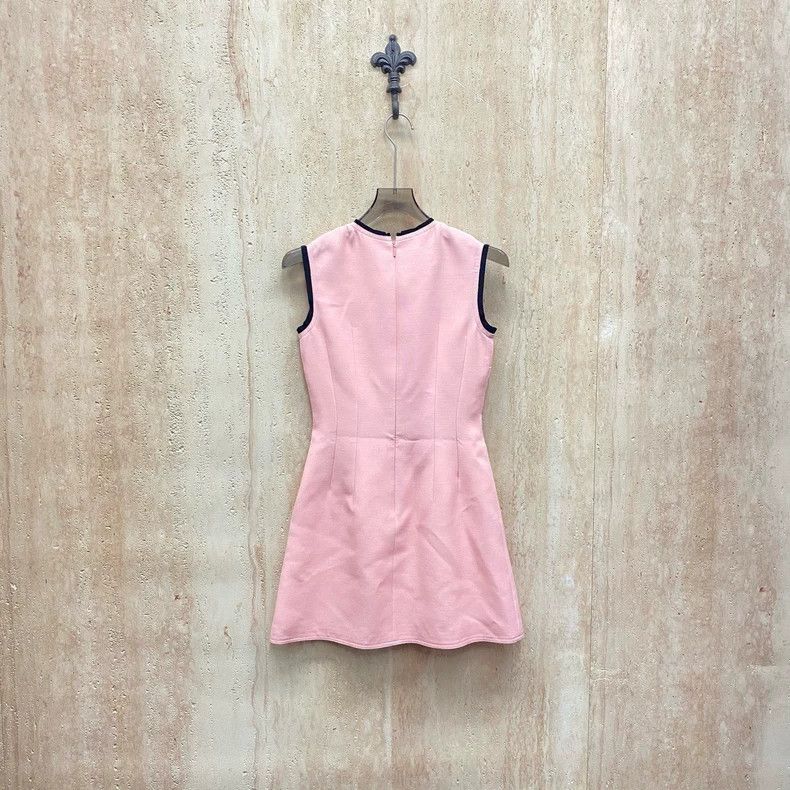 Gucci Gucci Show pink bow floral dress 2505-Nextarrow Size XS / US 0-2 / IT 36-38 - 2 Thumbnail