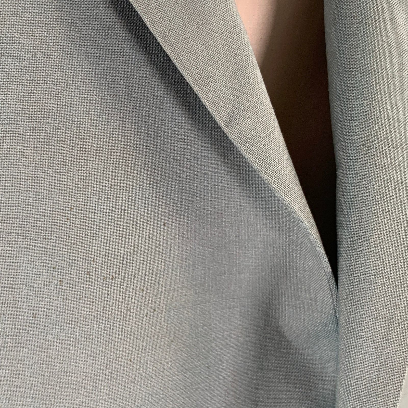 Paul Smith PS by PAUL SMITH Turquoise Wool Mohair Notch Lapel Coat Size 42R - 6 Thumbnail