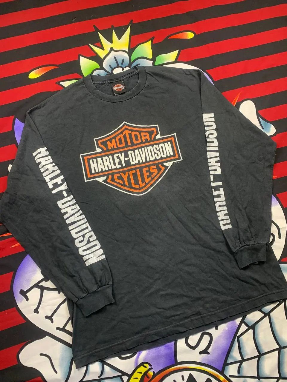 Harley Davidson Harley Davidson longsleeve tshirt in black Size XL Size US XL / EU 56 / 4 - 2 Thumbnail