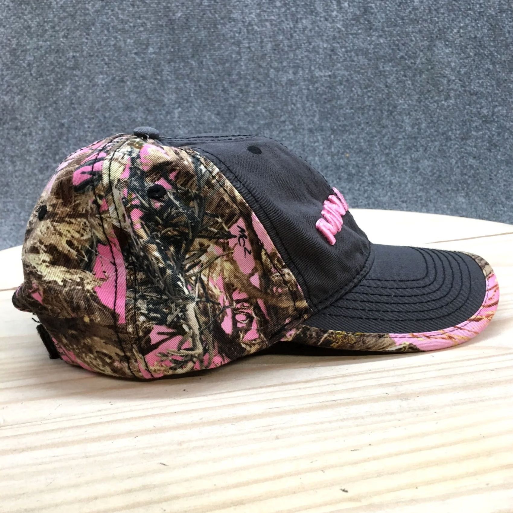 Pinko Menards Womens Baseball Cap Hat One Size Pink Camo Cotton Adjustable Embroidered Cap Size ONE SIZE - 5 Thumbnail
