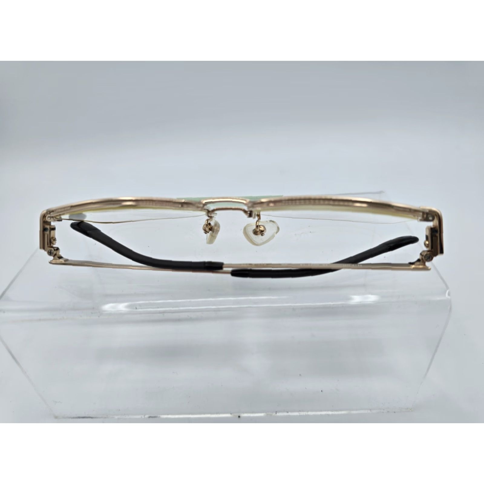 Nikon Vtg Nikon FS 002T-14 SLIDEVIEW TITEX-B Brow Eyeglasses Frame Only JAPAN F-Ti-P Size ONE SIZE - 4 Thumbnail