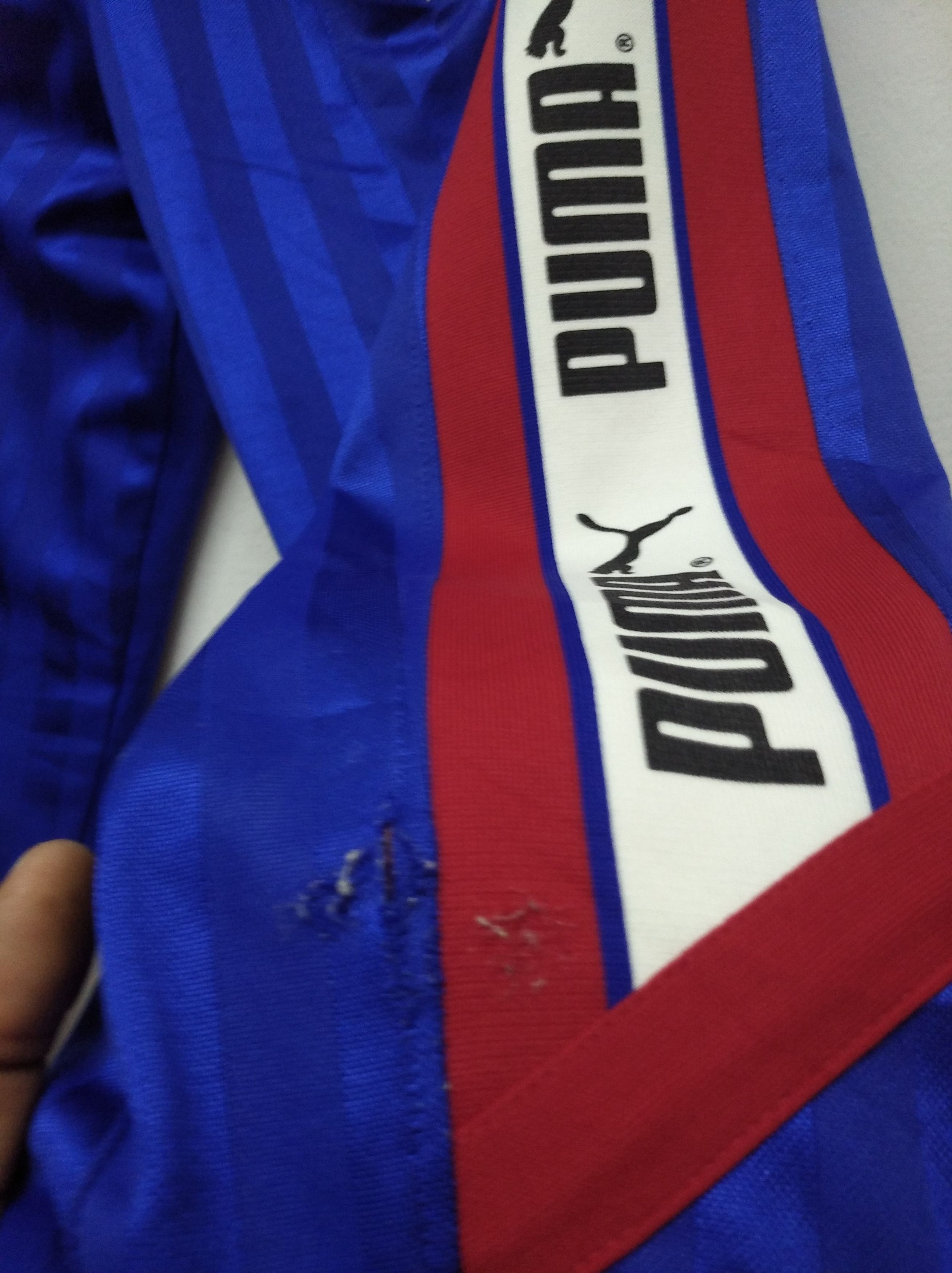Puma × Vintage Vintage 90's Puma Sidetape logo track pant Size US 34 / EU 50 - 12 Thumbnail