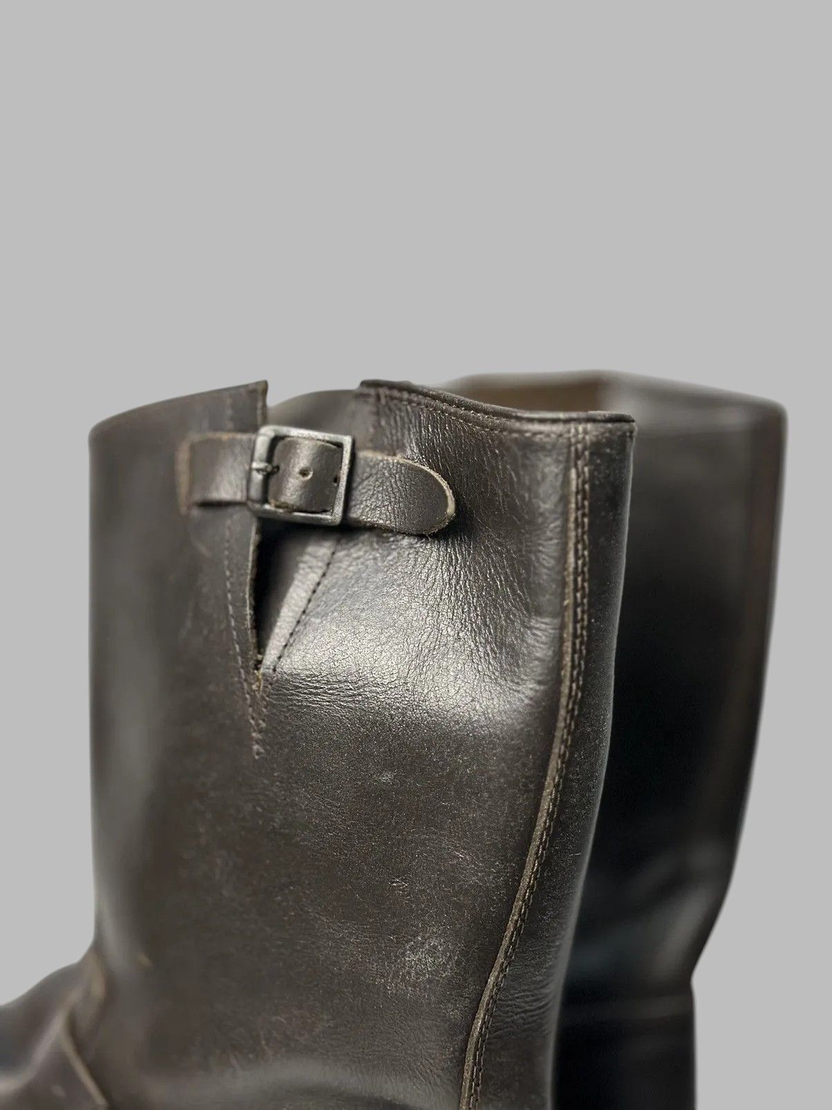 Other Western AS98 Vintage High Leather Boots Balenciaga Inspired Size US 11 / EU 44 - 11 Thumbnail