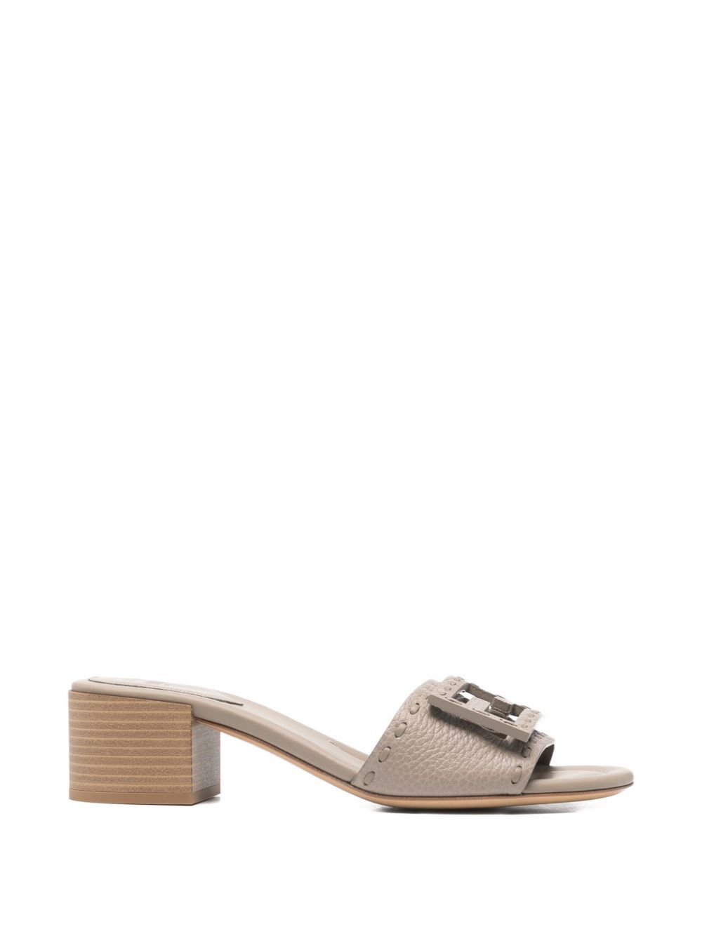 Fendi BAGUETTE LEATHER MULES Size US 7.5 / IT 37.5 - 1 Thumbnail