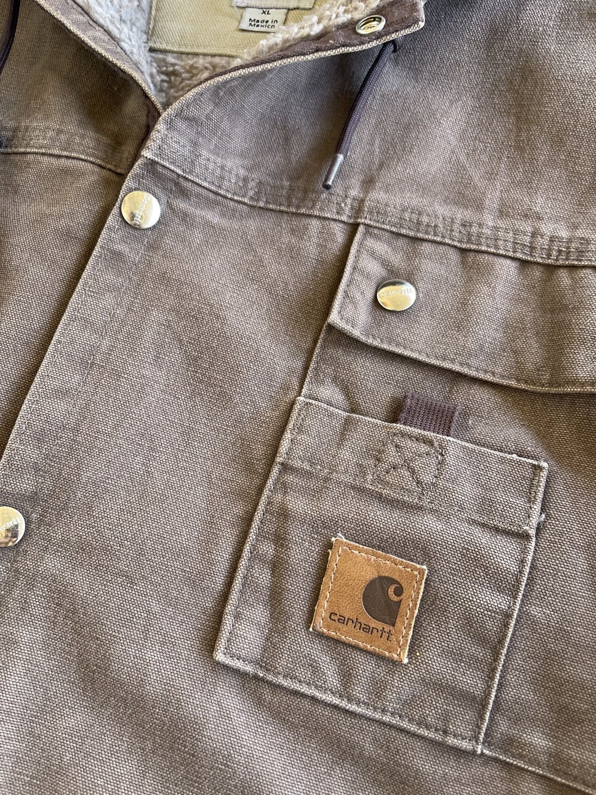 Carhartt Carhartt J284 FWD Sherpa Sandstone Multipocket Hooded Size US XL / EU 56 / 4 - 13 Thumbnail