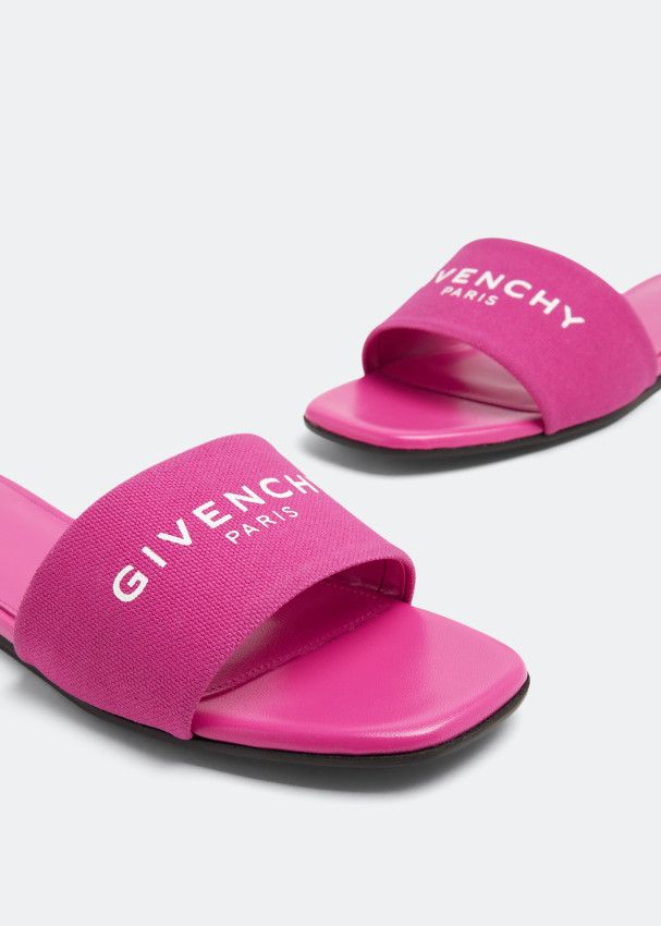 Givenchy o1loc1c0724 Flat Sandals Pink Size US 6 / IT 36 - 3 Thumbnail