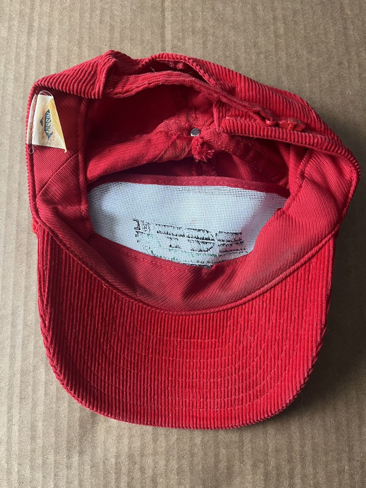 Vintage Vintage red corduroy BCT inc hat Size ONE SIZE - 3 Thumbnail