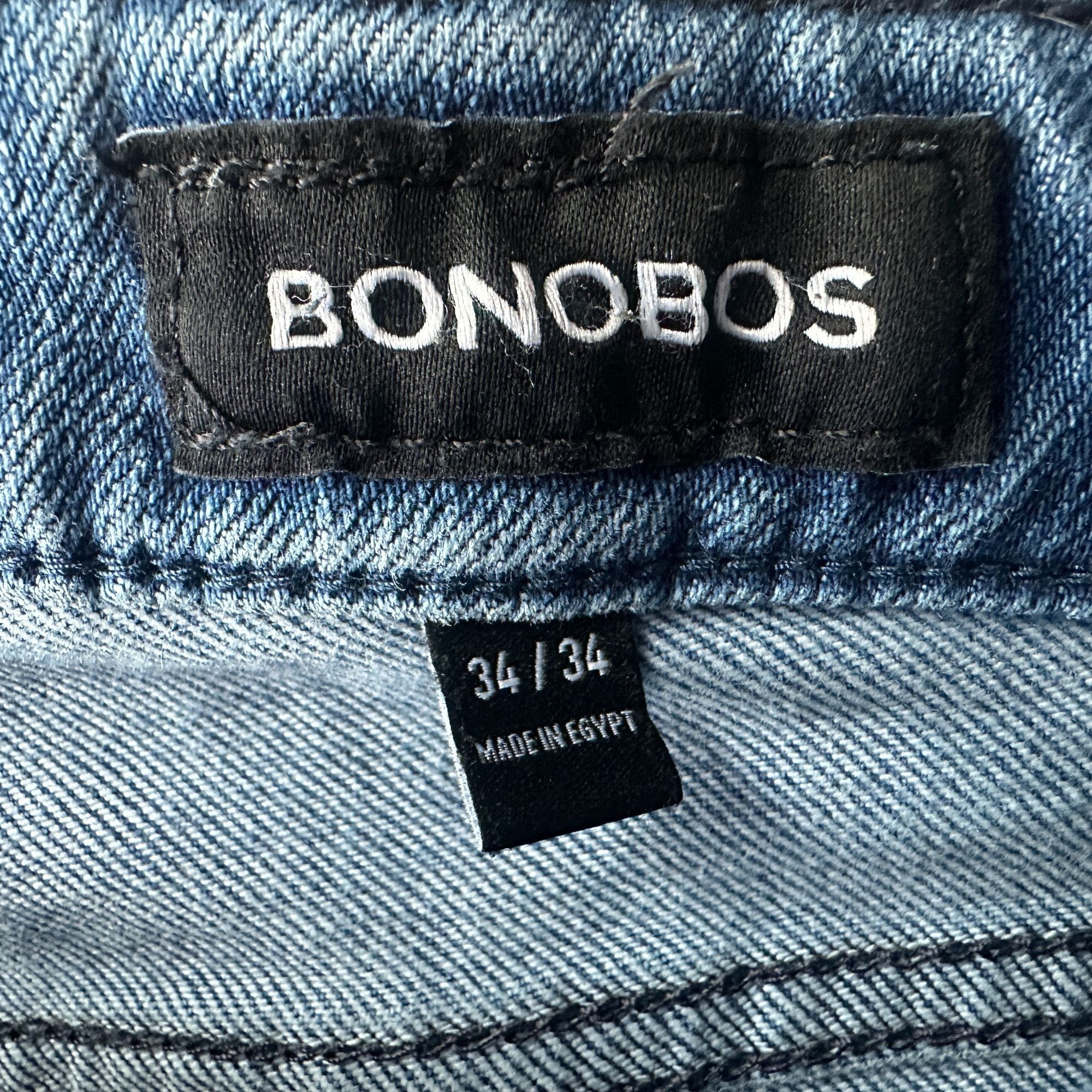 Bonobos Bonobos Mens 34/34 Jeans Slim Light Distressed Denim Stretch Size US 34 / EU 50 - 7 Thumbnail