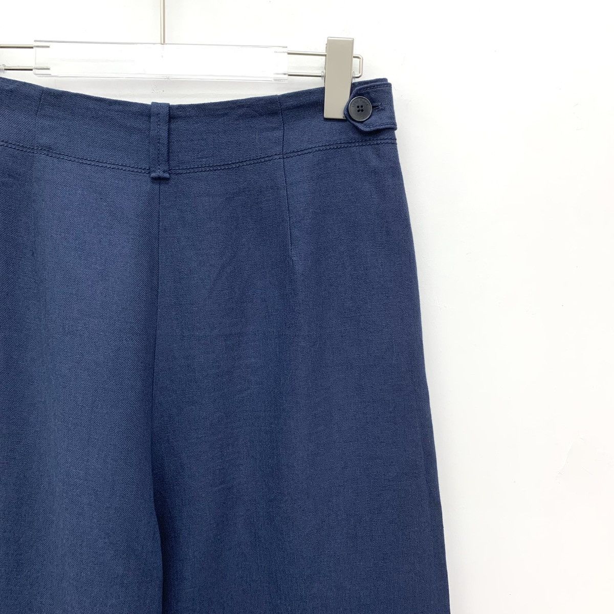 Loro Piana Loro Piana Dark Blue Linen Casual Trousers K26WX Size 28" / US 6 / IT 42 - 3 Thumbnail
