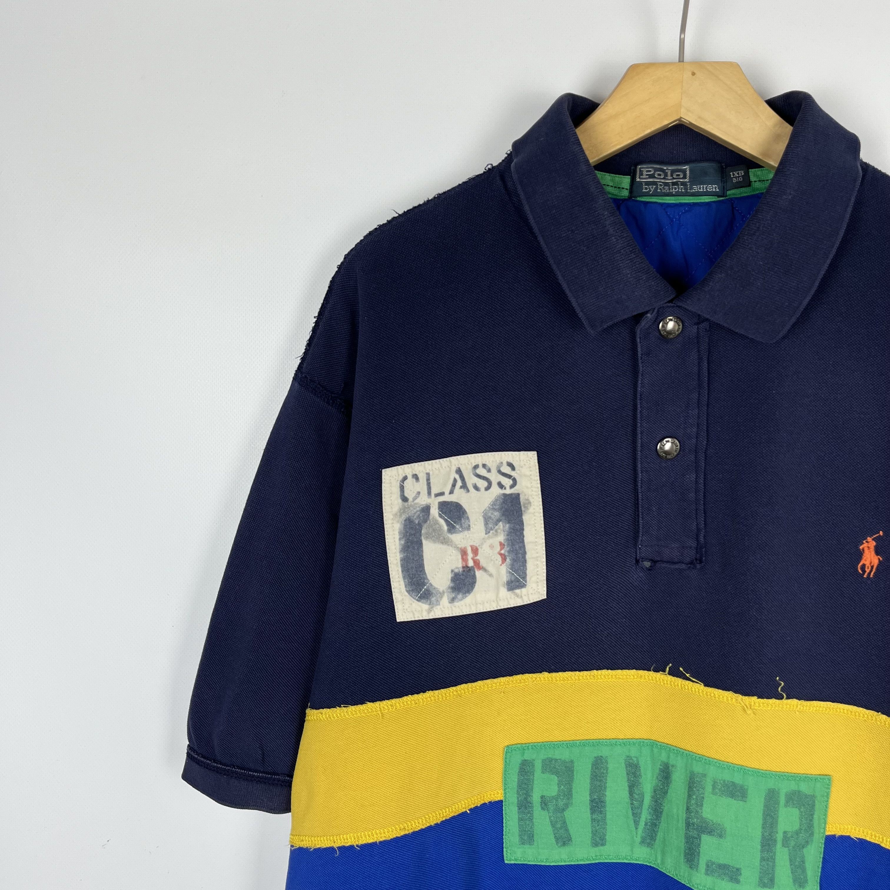 Polo Ralph Lauren Vintage Polo Ralph Lauren Rafting Big Logo Polo Shirt 90’s Size US XXL / EU 58 / 5 - 13 Thumbnail