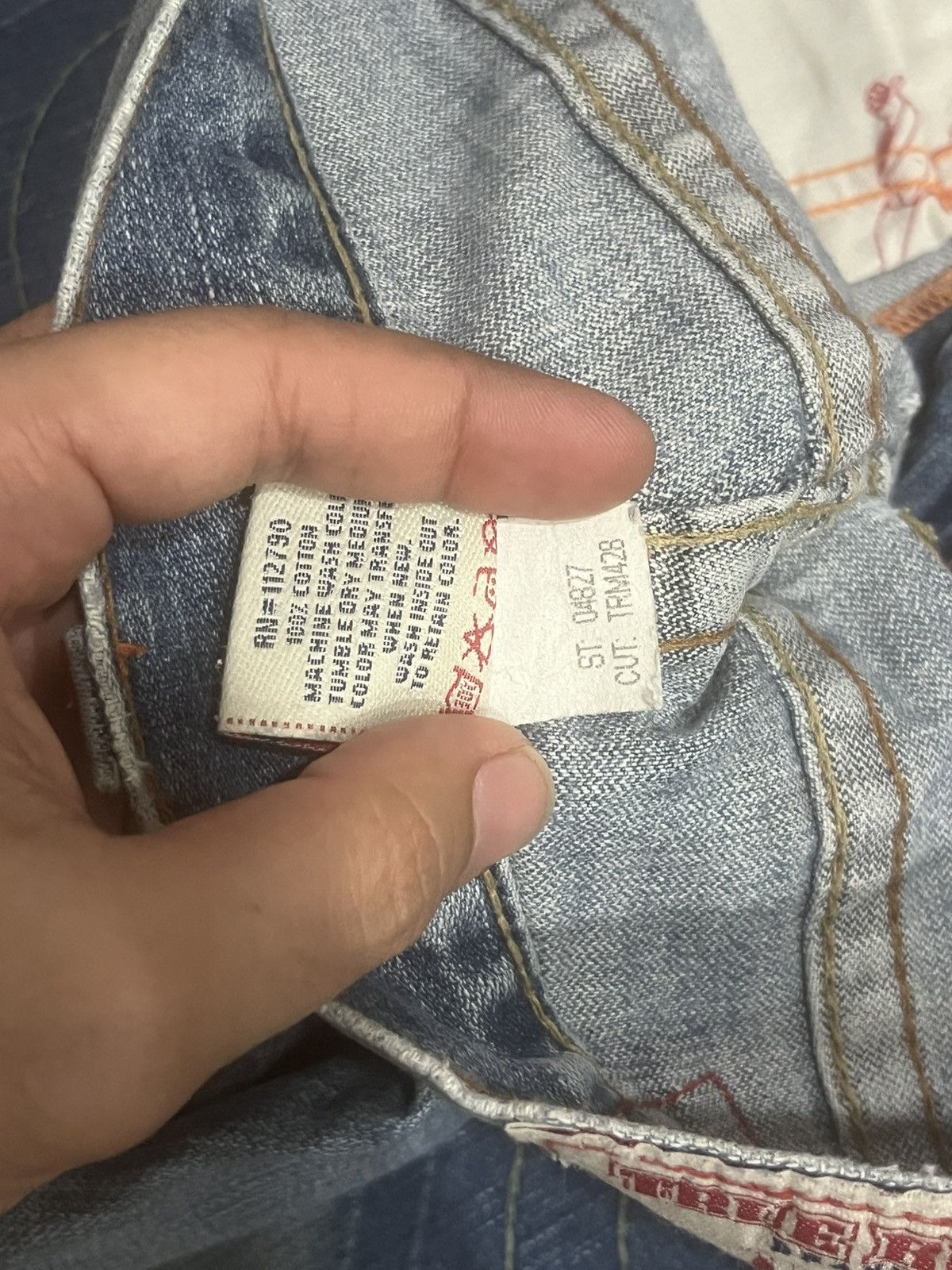 True Religion Vintage True Religion “Berkeley” Trashed Blue Flare Jeans Size US 30 / EU 46 - 18 Thumbnail