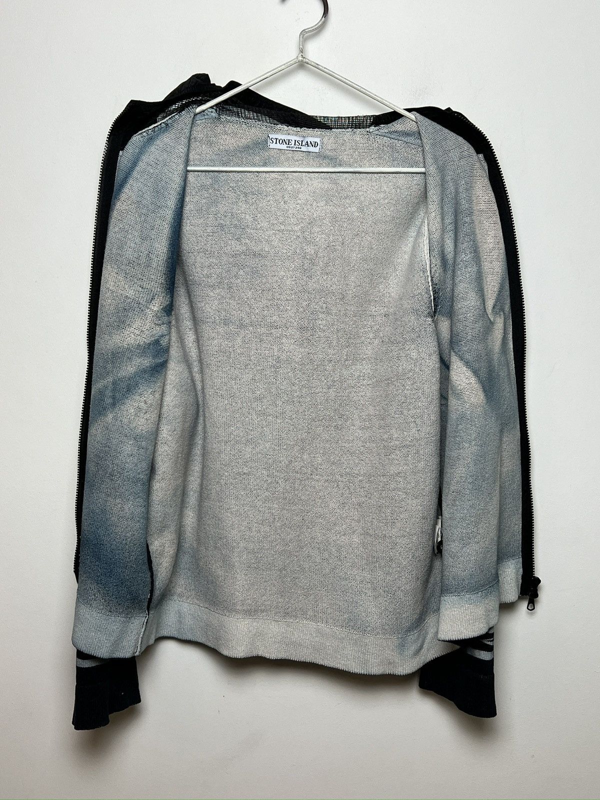 Stone Island stone island y2k navy cotton hoodie shimmer nylon hood Size US M / EU 48-50 / 2 - 16 Thumbnail