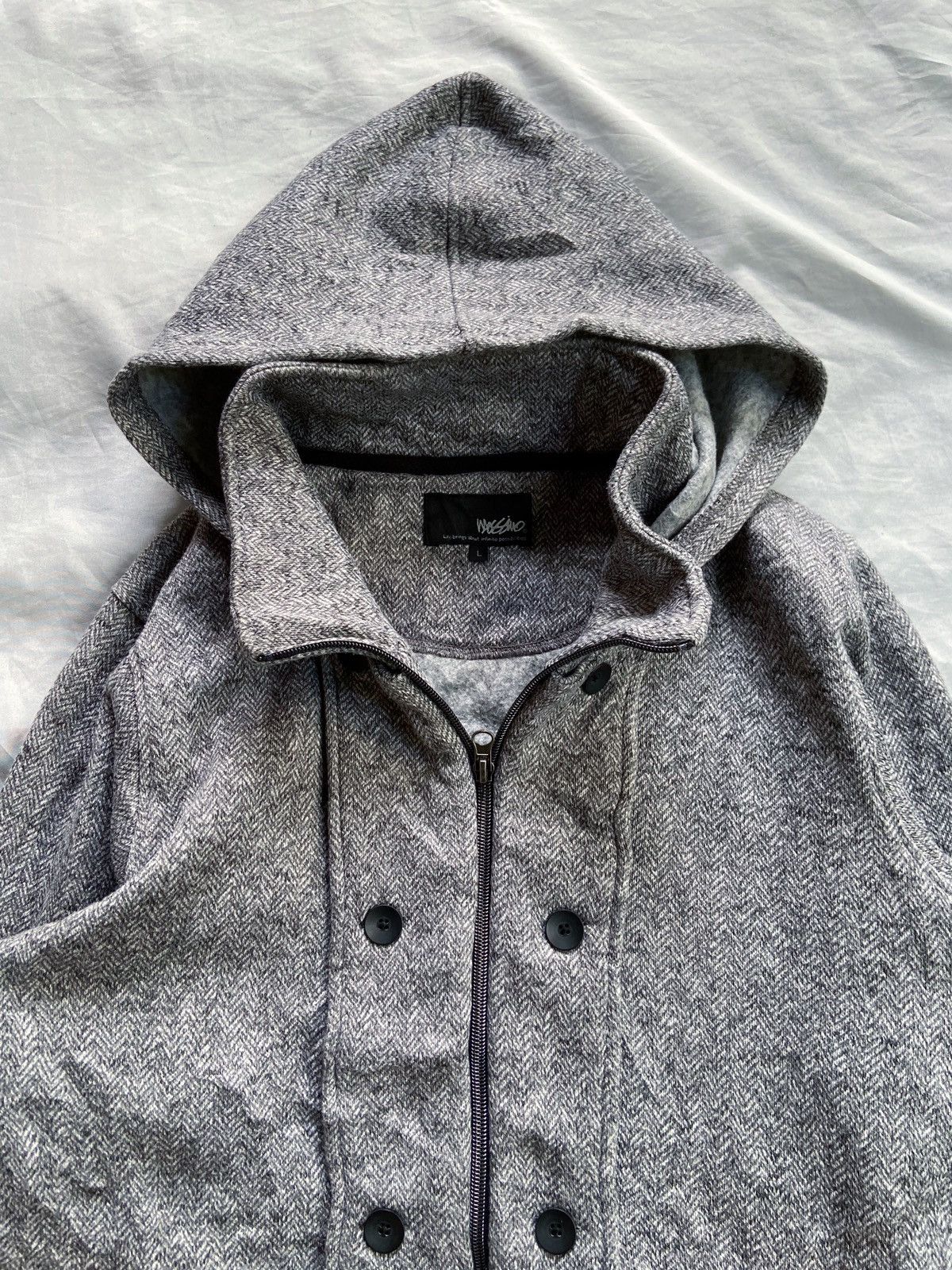 Isamu Katayama Backlash MOSSIMO CASUAL BONO ZIP HOODIE yohji yamamoto style Size US L / EU 52-54 / 3 - 6 Thumbnail