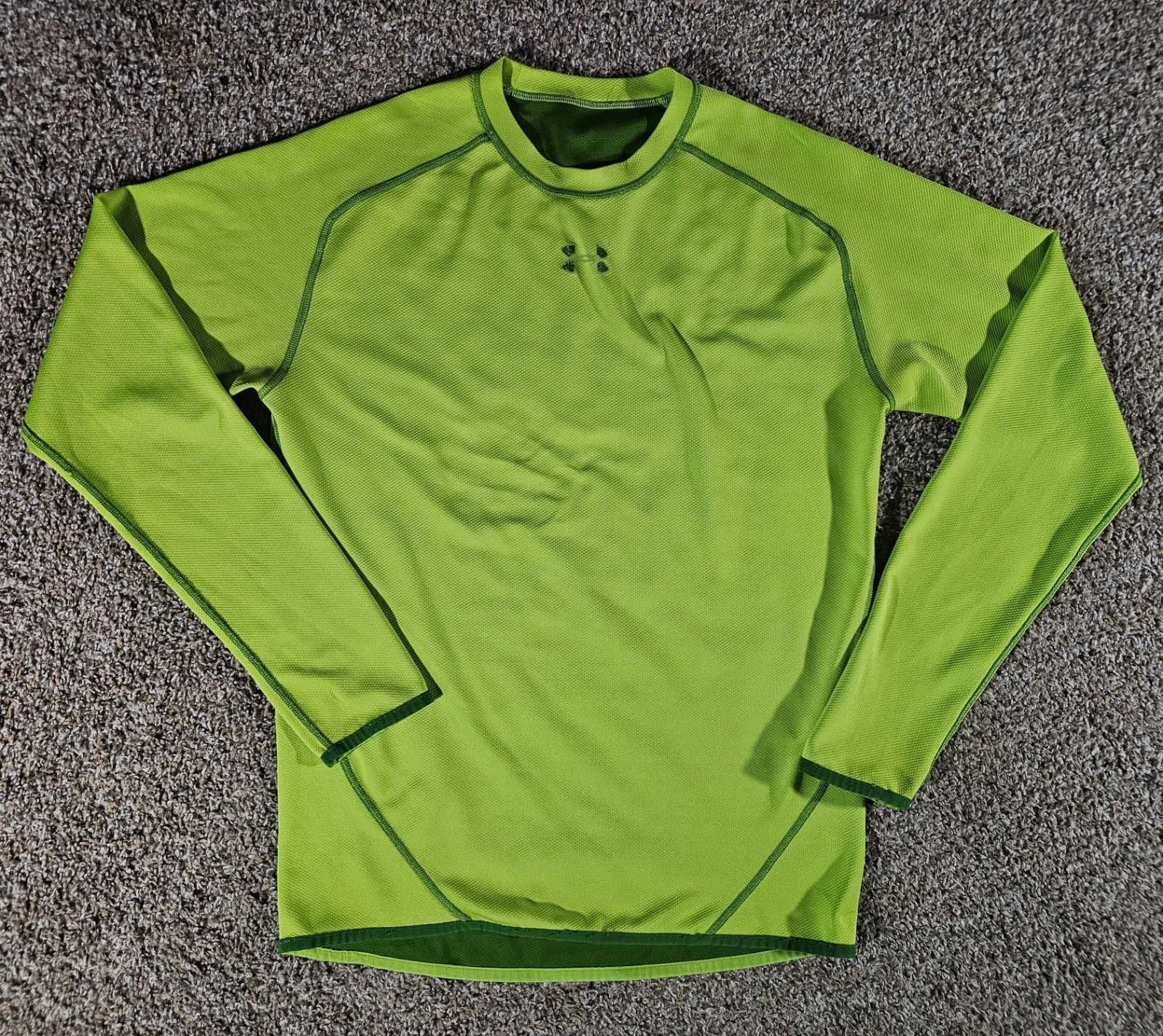 Under Armour Under Armour Green Long Sleeve Athletic Shirt Size US M / EU 48-50 / 2 - 1 Thumbnail