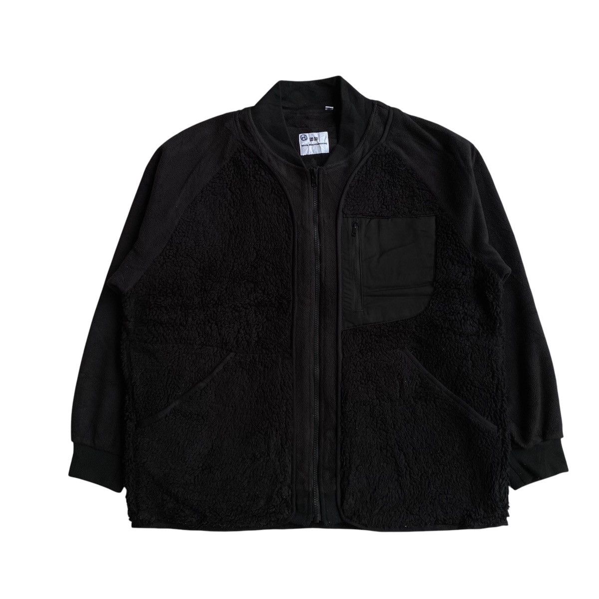 Japanese Brand × Uniqlo × White Mountaineering White Mountaineering Fleece Sherpa Jacket Size US XL / EU 56 / 4 - 1 Thumbnail