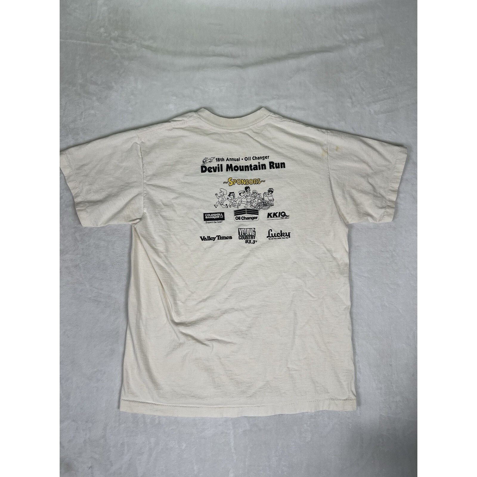 Vintage Vintage Devil Mountain Run T-Shirt Morrie Wee Pals Comic Art Size US L / EU 52-54 / 3 - 4 Thumbnail