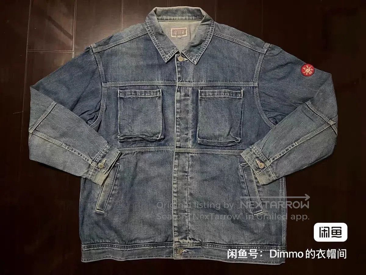 Cav Empt CAVEMPT CE Washed Denim Jacket. Size US S / EU 44-46 / 1 - 1 Thumbnail