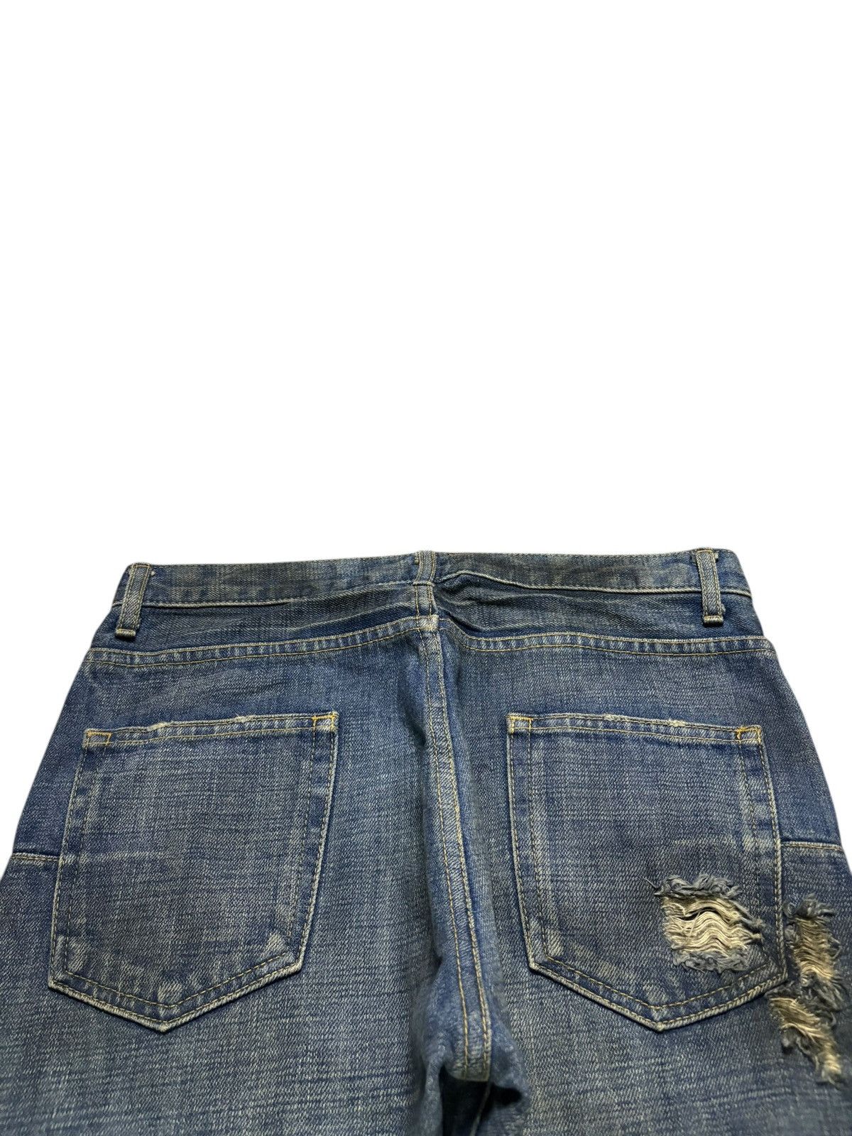 Japanese Brand Vintage Japanese Brand Rusty Wash Distressed Jeans Size US 29 - 9 Thumbnail