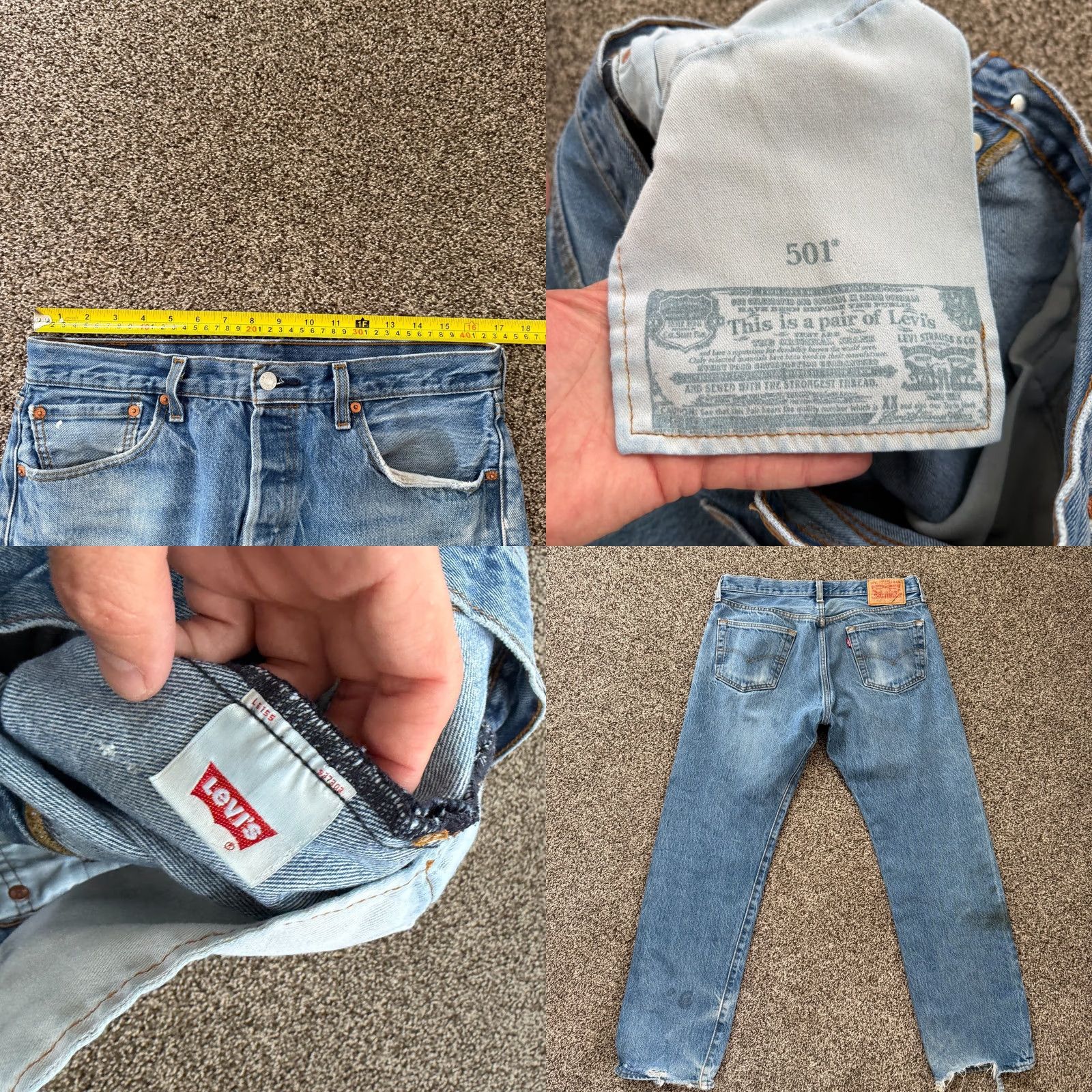 Levi's 5. It includes keywords that would be relevant for searches Size US 33 - 8 Thumbnail