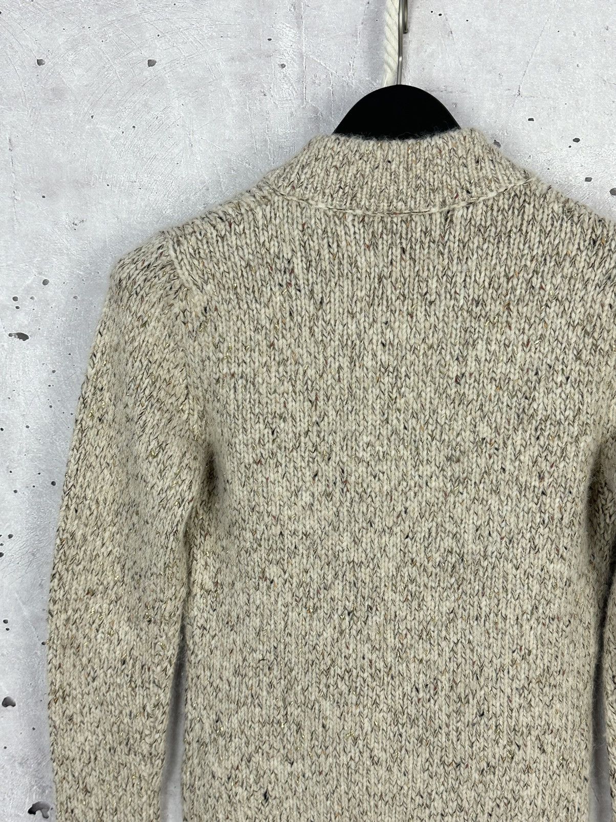 Fabiana Filippi Fabiana Filippi Made in Italy Knit Alpaca Blazer Jacket Size XS / US 0-2 / IT 36-38 - 6 Thumbnail