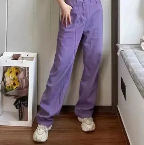 Other Vintage Purple High Waist Streetwear Jeans Size US 29 - 4 Thumbnail