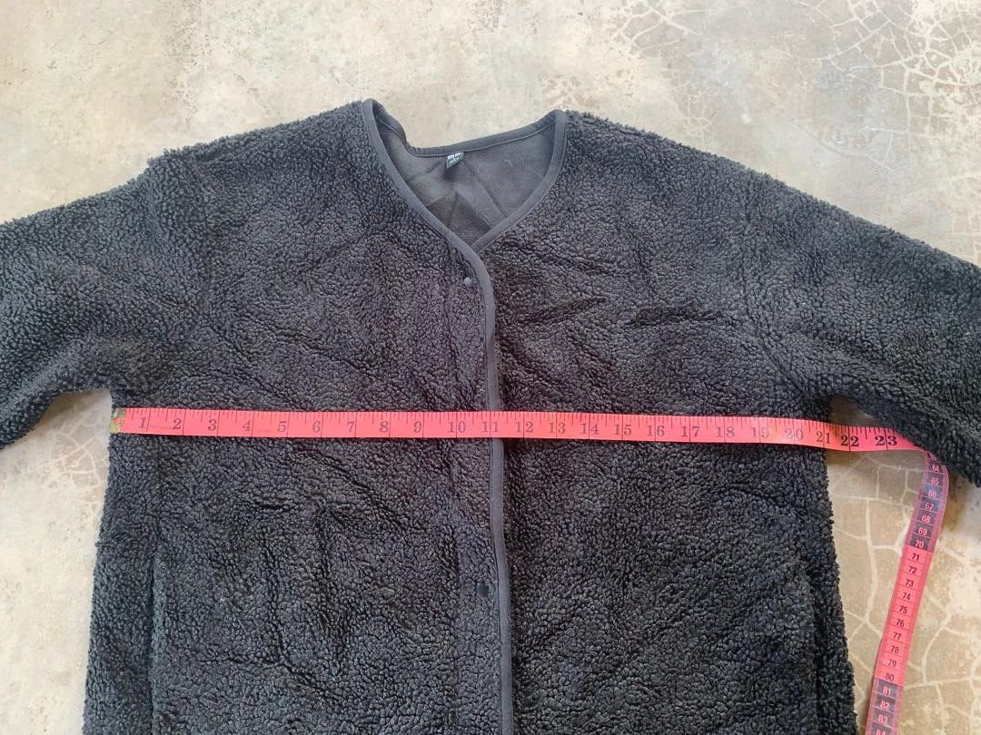 Japanese Brand × Uniqlo Uniqlo Sherpa Fleece Button up cardigan Size L / US 10 / IT 46 - 9 Thumbnail