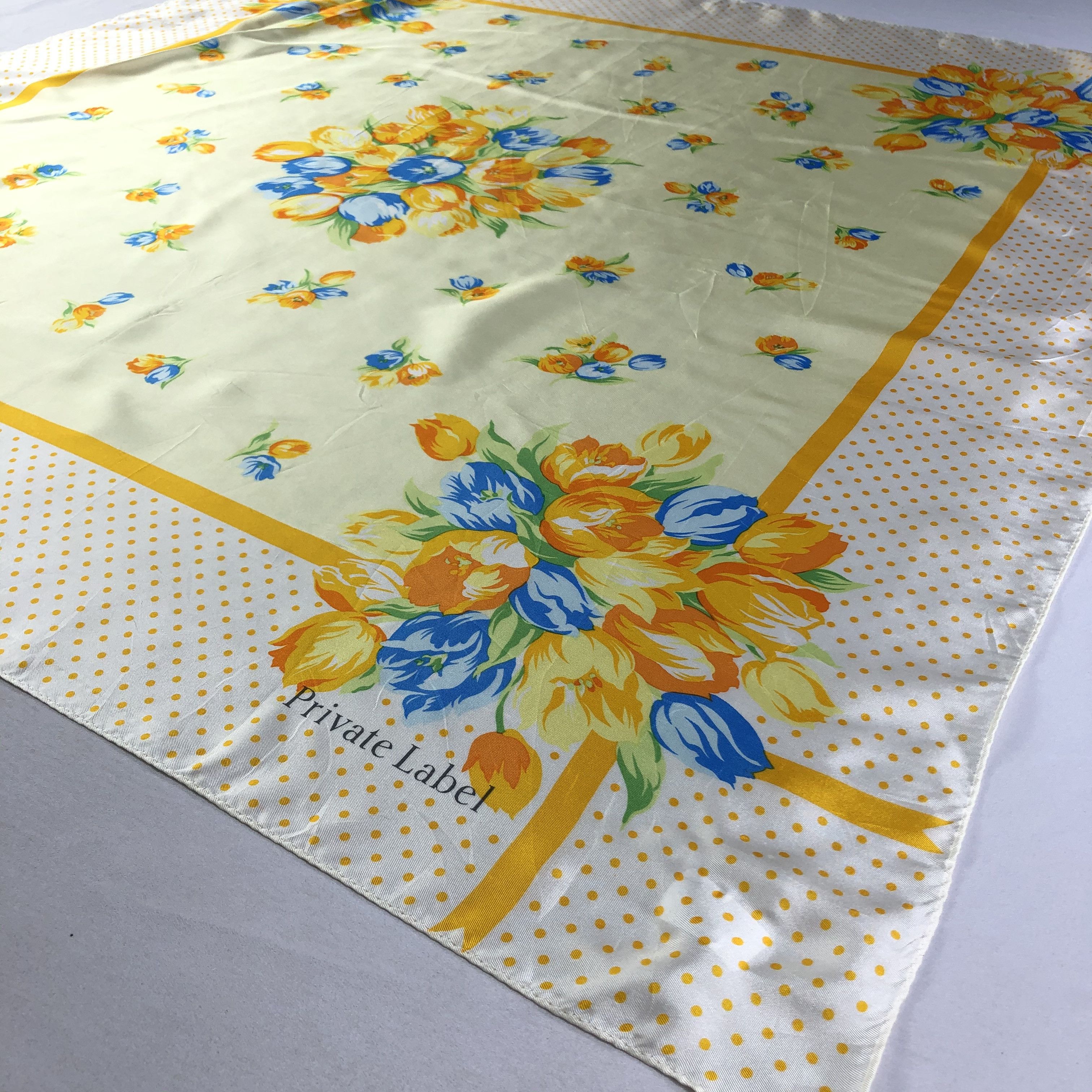 Vintage Vintage Private Label Silk Scarf Size ONE SIZE - 3 Thumbnail