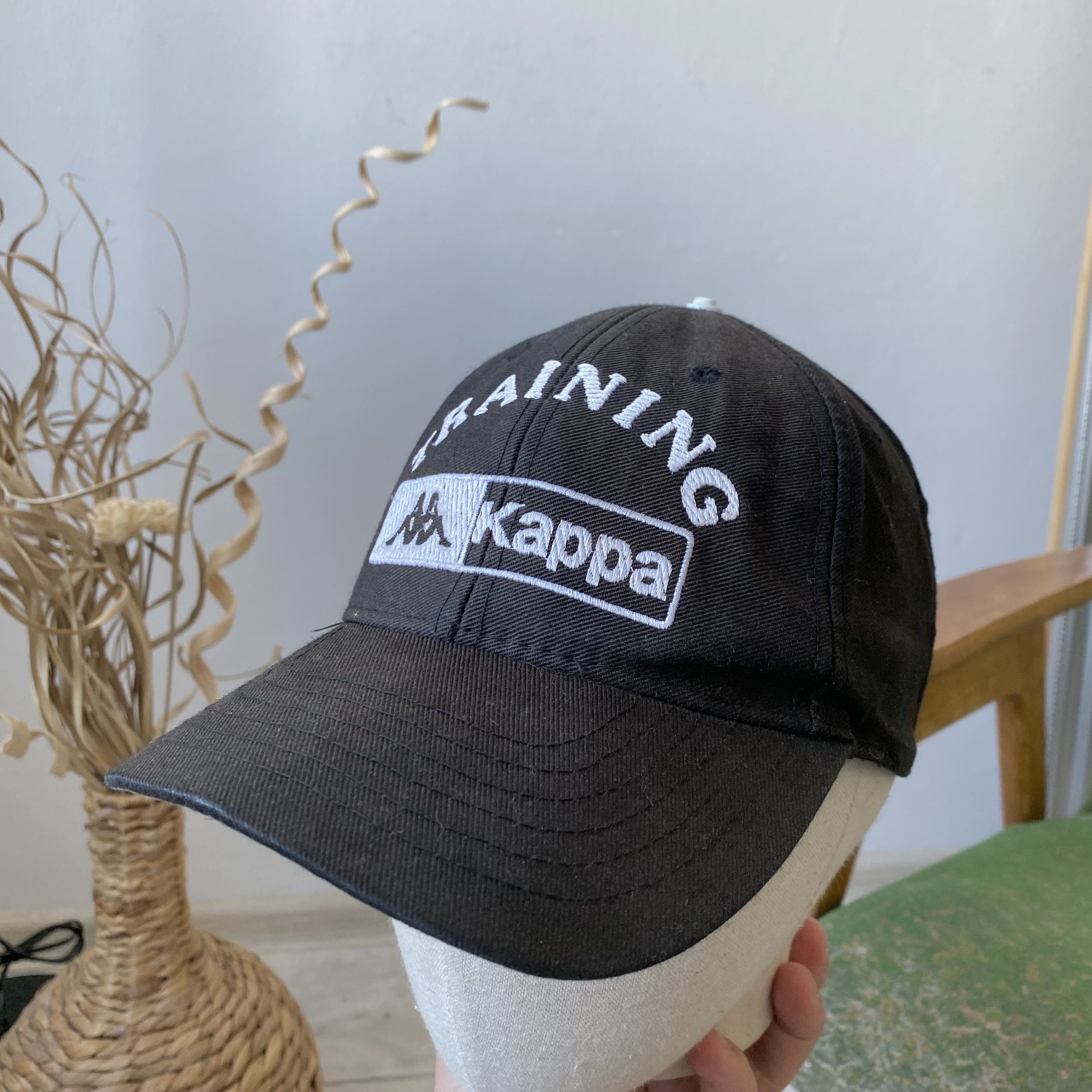 Kappa 🖤 Vintage 80-90s Faded Kappa cap training Dad hat Size ONE SIZE - 1 Thumbnail