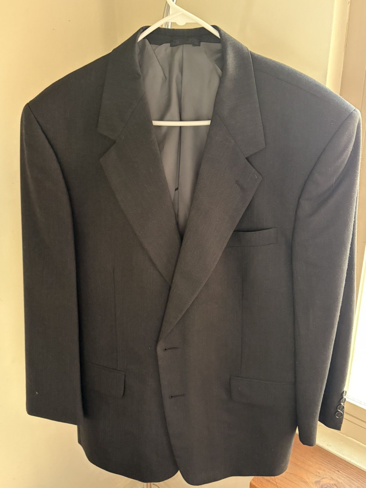 Albert Nipon 100% Pure Wool Vintage Suit Size 40R - 5 Thumbnail