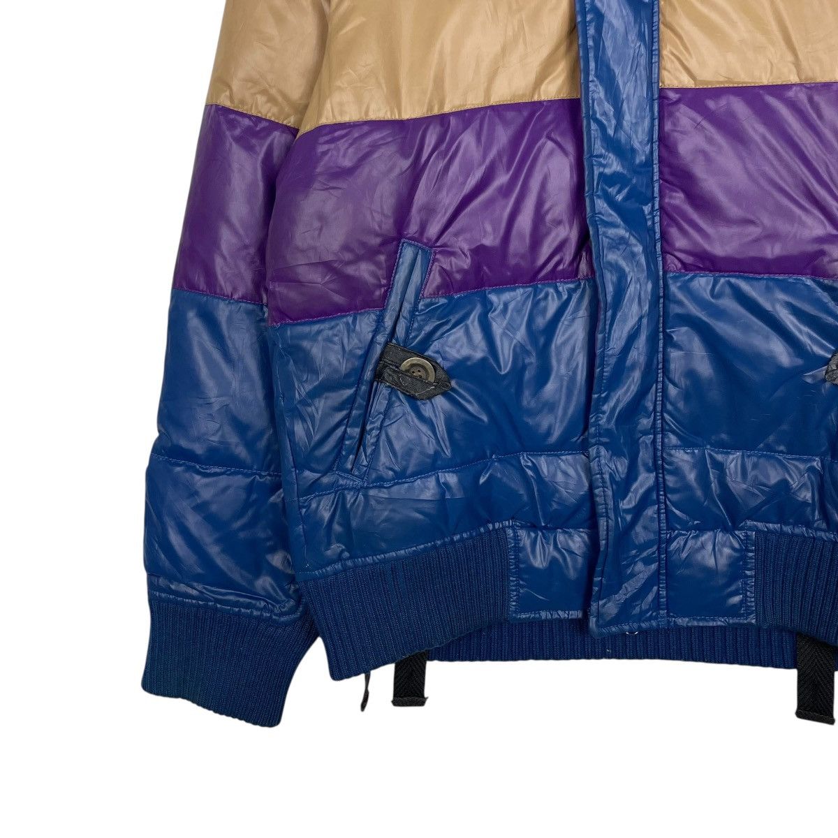 PPFM PPFM Multicolor Hooded Puffer Jacket Size US M / EU 48-50 / 2 - 3 Thumbnail