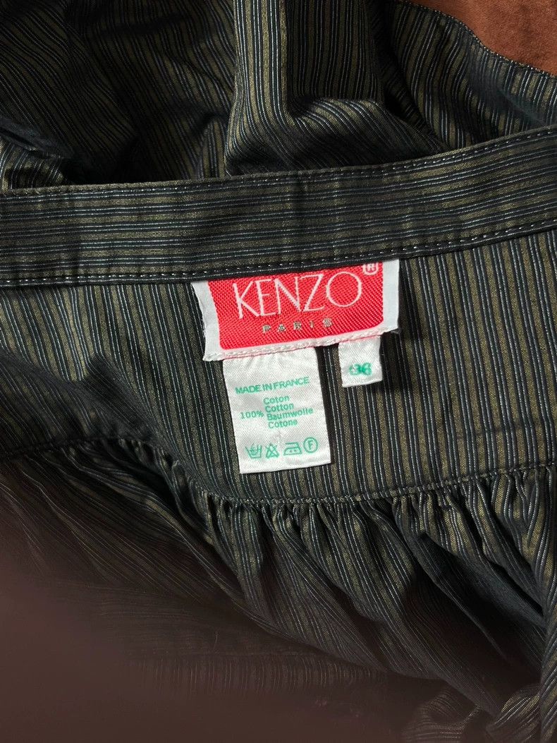 Kenzo KENZO Vintage striped half skirt with beautiful pattern Size 24" / US 00 / IT 34 - 9 Thumbnail