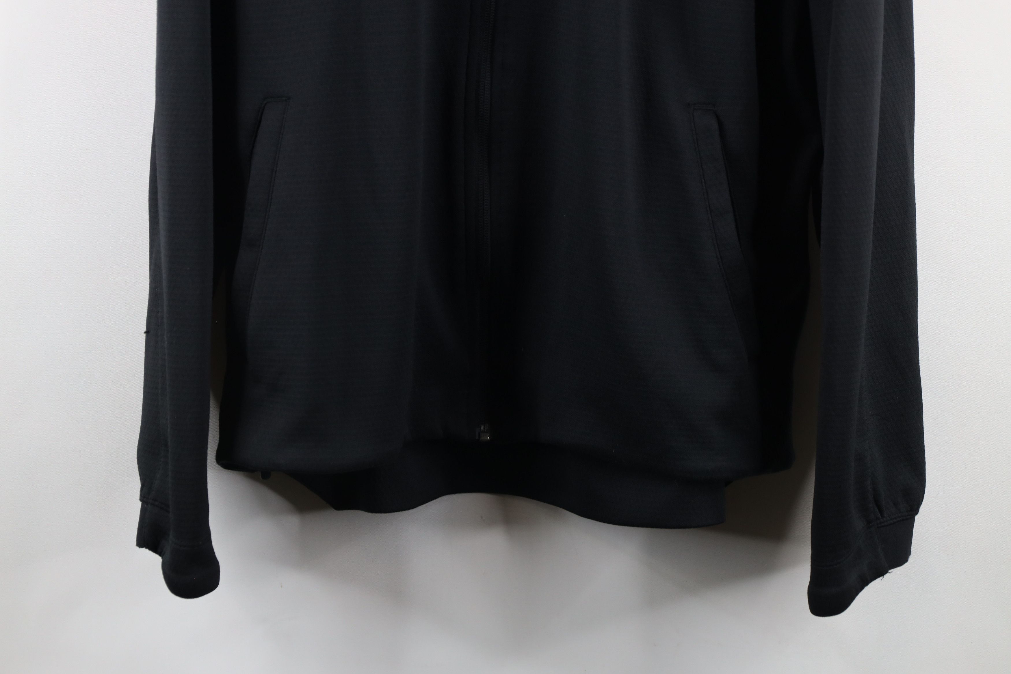 Nike × Vintage Nike Scott Mini Swoosh Knit Full Zip Bomber Jacket Black Size US XL / EU 56 / 4 - 3 Thumbnail