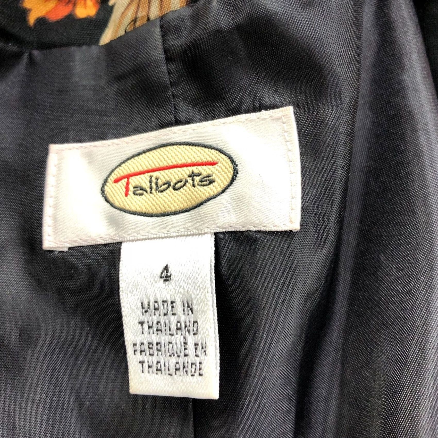 Talbots Talbots Floral Lightweight Womens 100% Cotton Three Button Blazer Jacket Blazer Women Small 4 Multicolor Floral Pattern Size S / US 4 / IT 40 - 5 Thumbnail