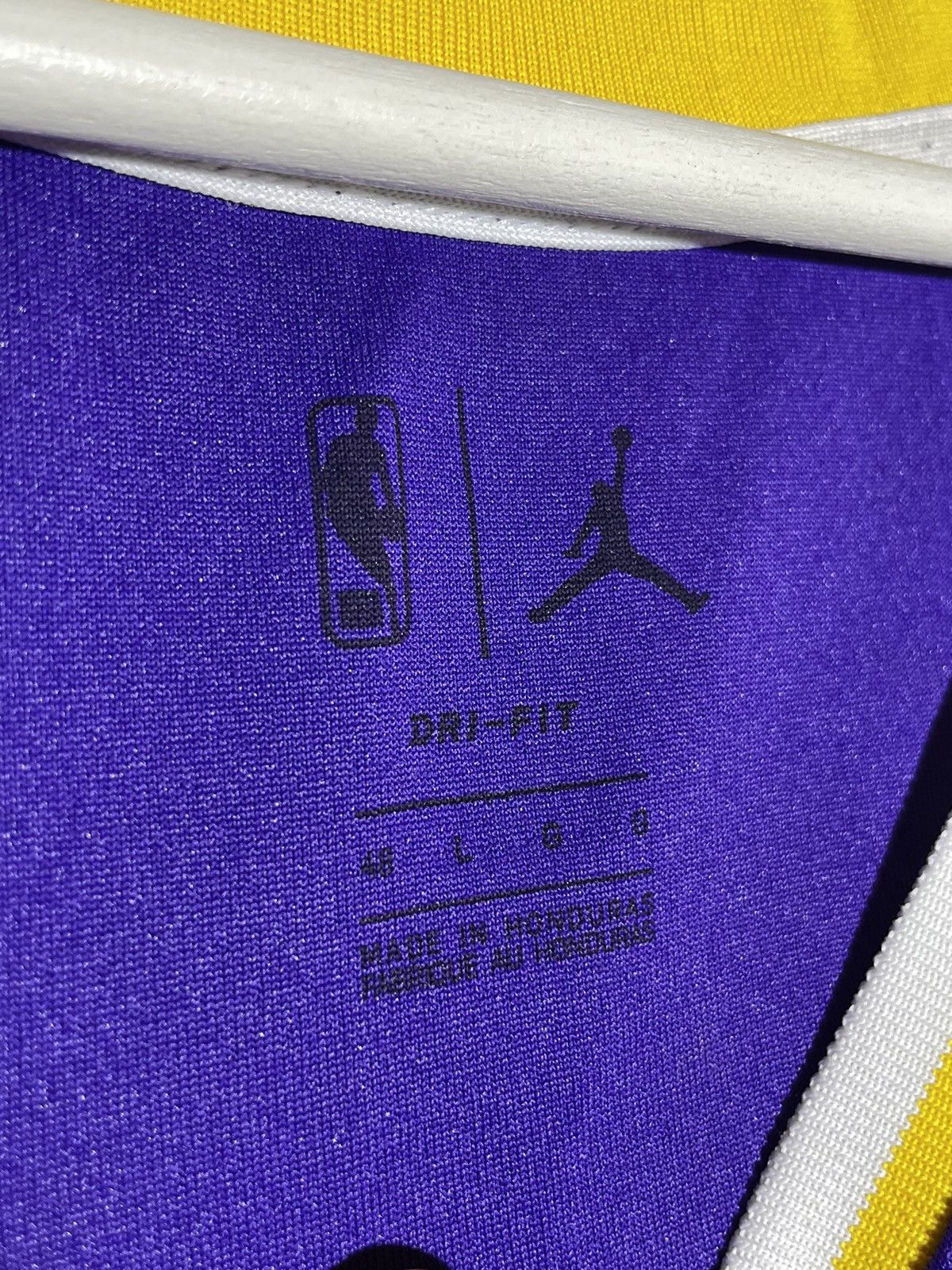 Jordan Brand × NBA #23 James L.A Lakers Jordan Brand NBA Basketball Jersey Size US L / EU 52-54 / 3 - 8 Thumbnail