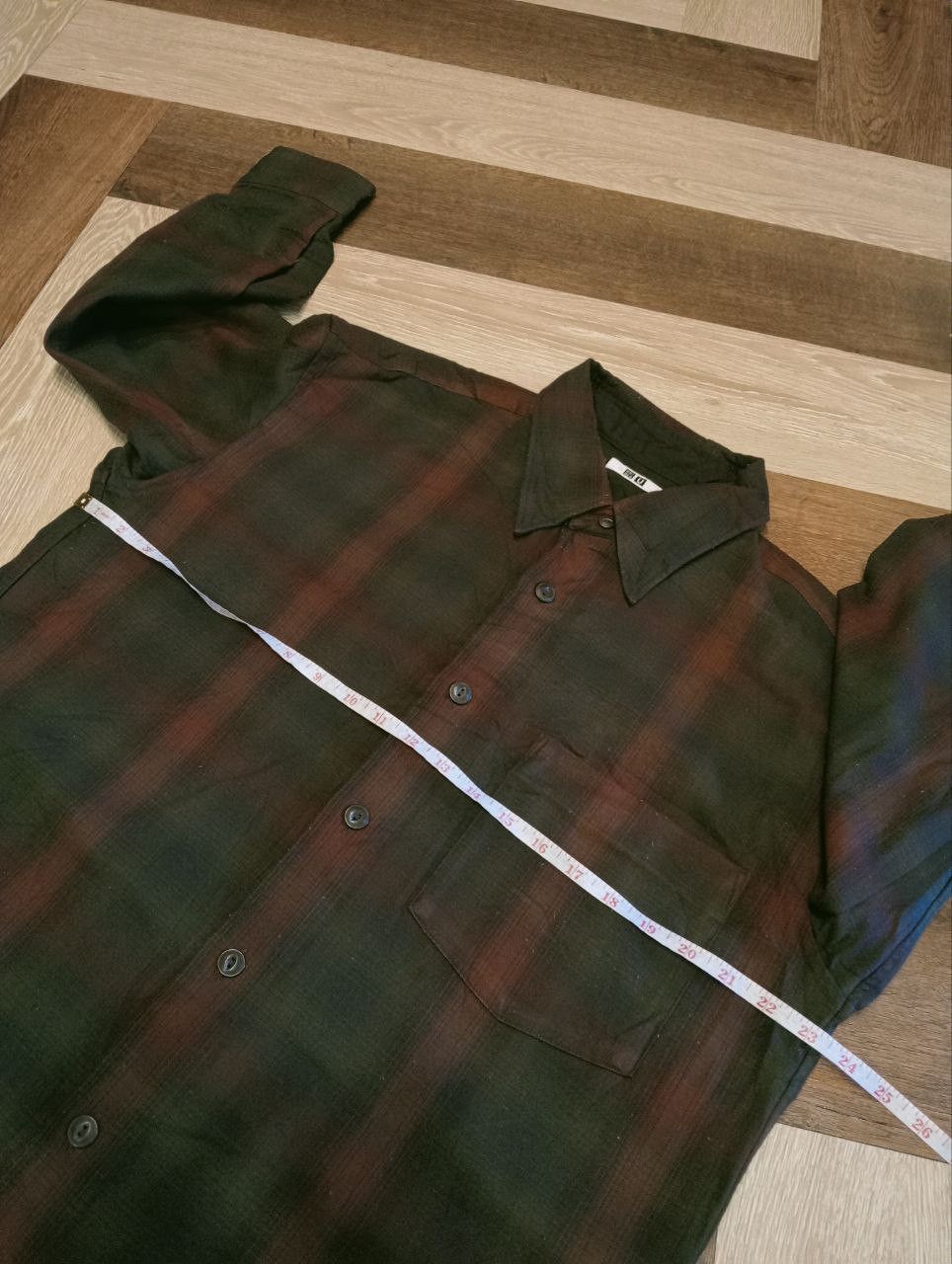 Lemaire LEMAIRE X UT U OVERSIZED FLANNEL SHIRT - SIZE M Size US M / EU 48-50 / 2 - 7 Thumbnail