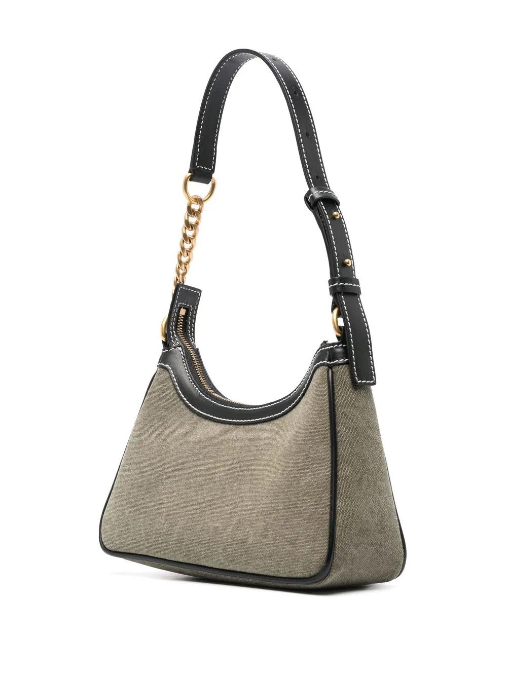 Balmain o1s1wg111225 Size:OS/ B-Army Shoulder Bag in Khaki Green Size ONE SIZE - 2 Thumbnail