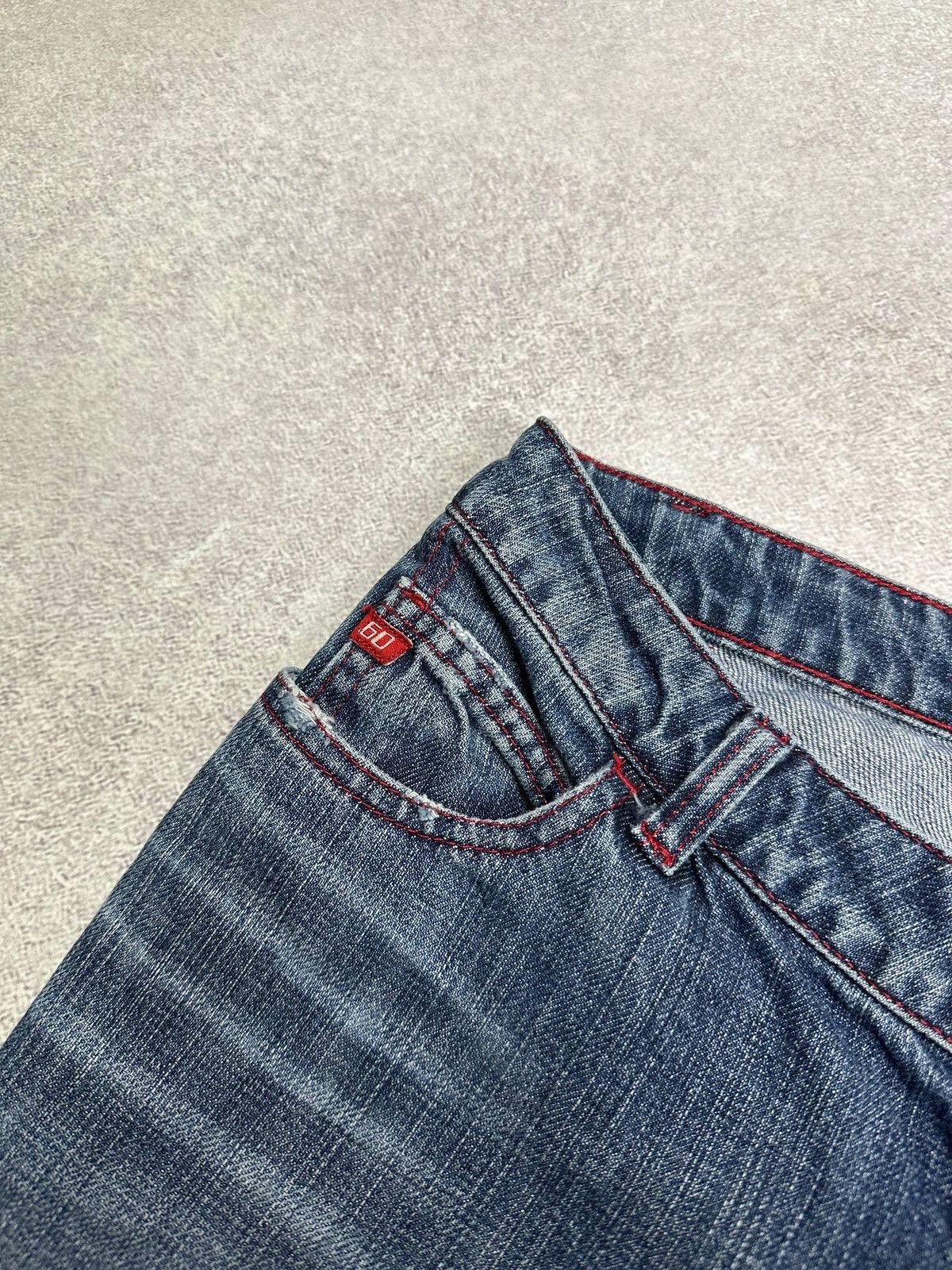 Japanese Brand Vintage Miss Sixty Extra Low Tommy Flared Womans Jeans 28 Size 28" / US 6 / IT 42 - 5 Thumbnail