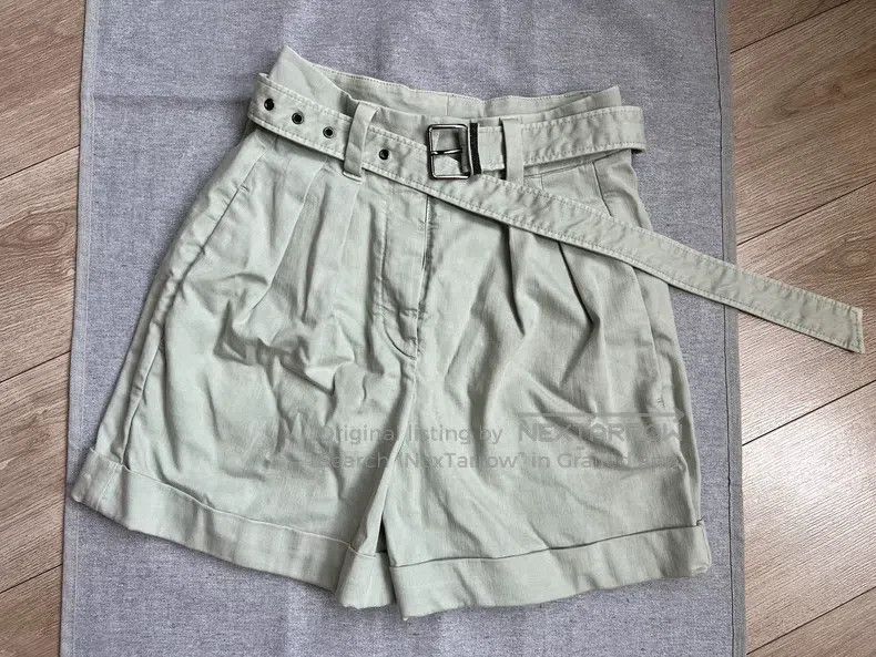 Brunello Cucinelli Brunello Cucinelli Beaded Fringe Denim Shorts Size 24" / US 00 / IT 34 - 1 Thumbnail