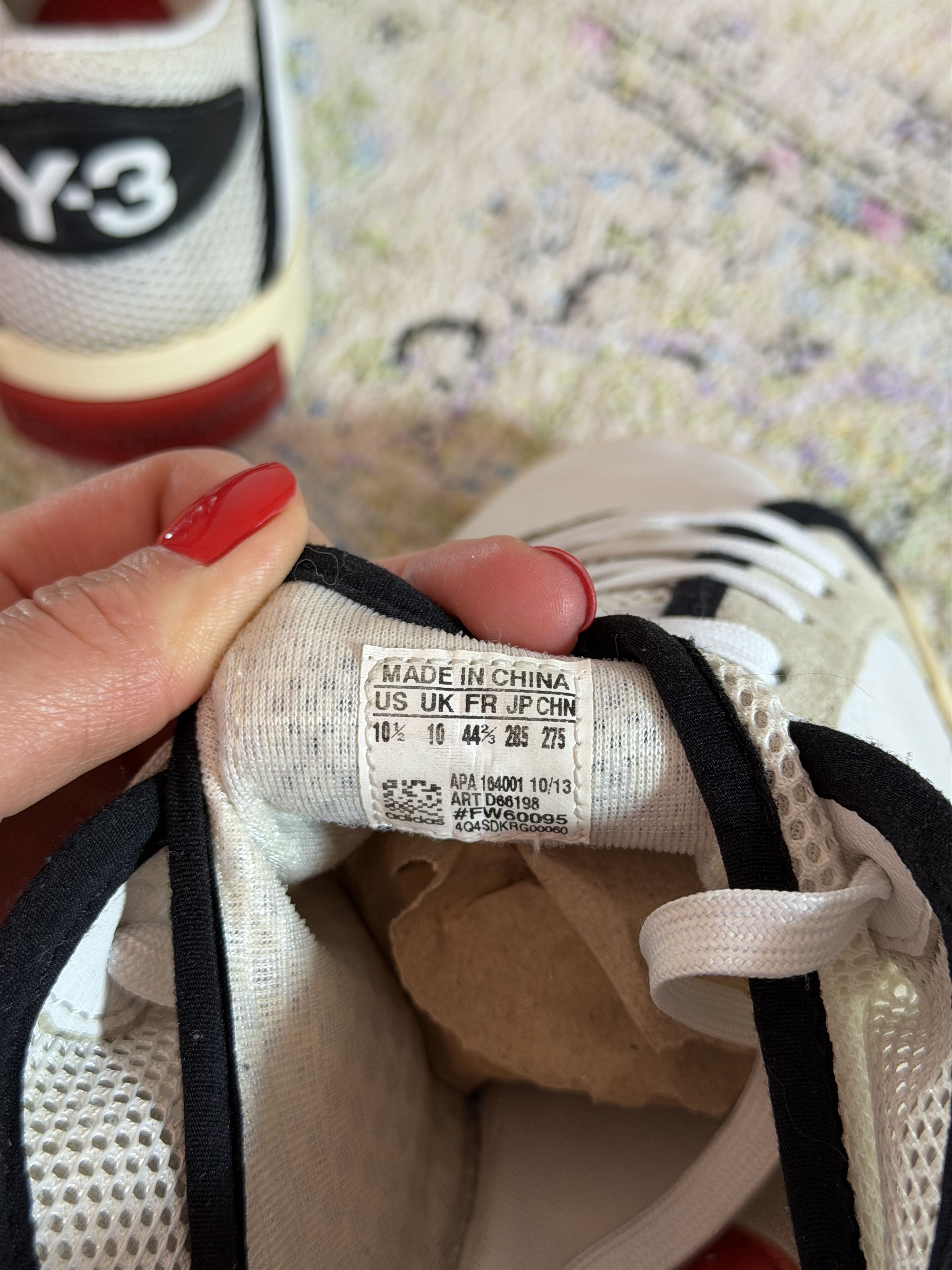 Adidas × Y-3 Y-3 Laver Low Top Sneakers Size US 10.5 / EU 43-44 - 9 Thumbnail