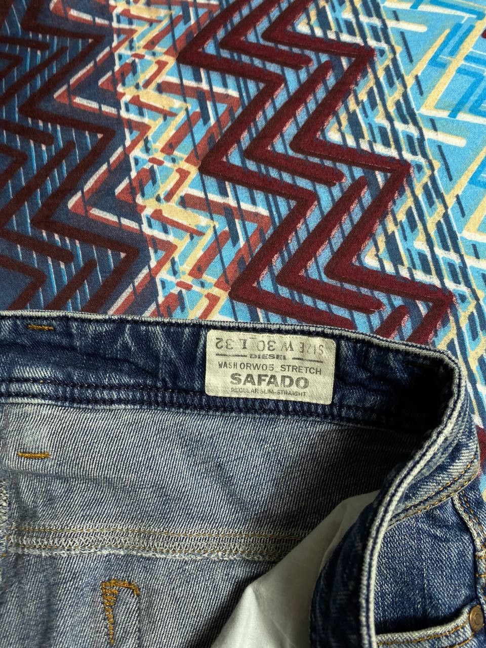 Diesel × Vintage DIESEL🔥THRASHED DISTRESSED DENIM Size US 30 / EU 46 - 2 Thumbnail